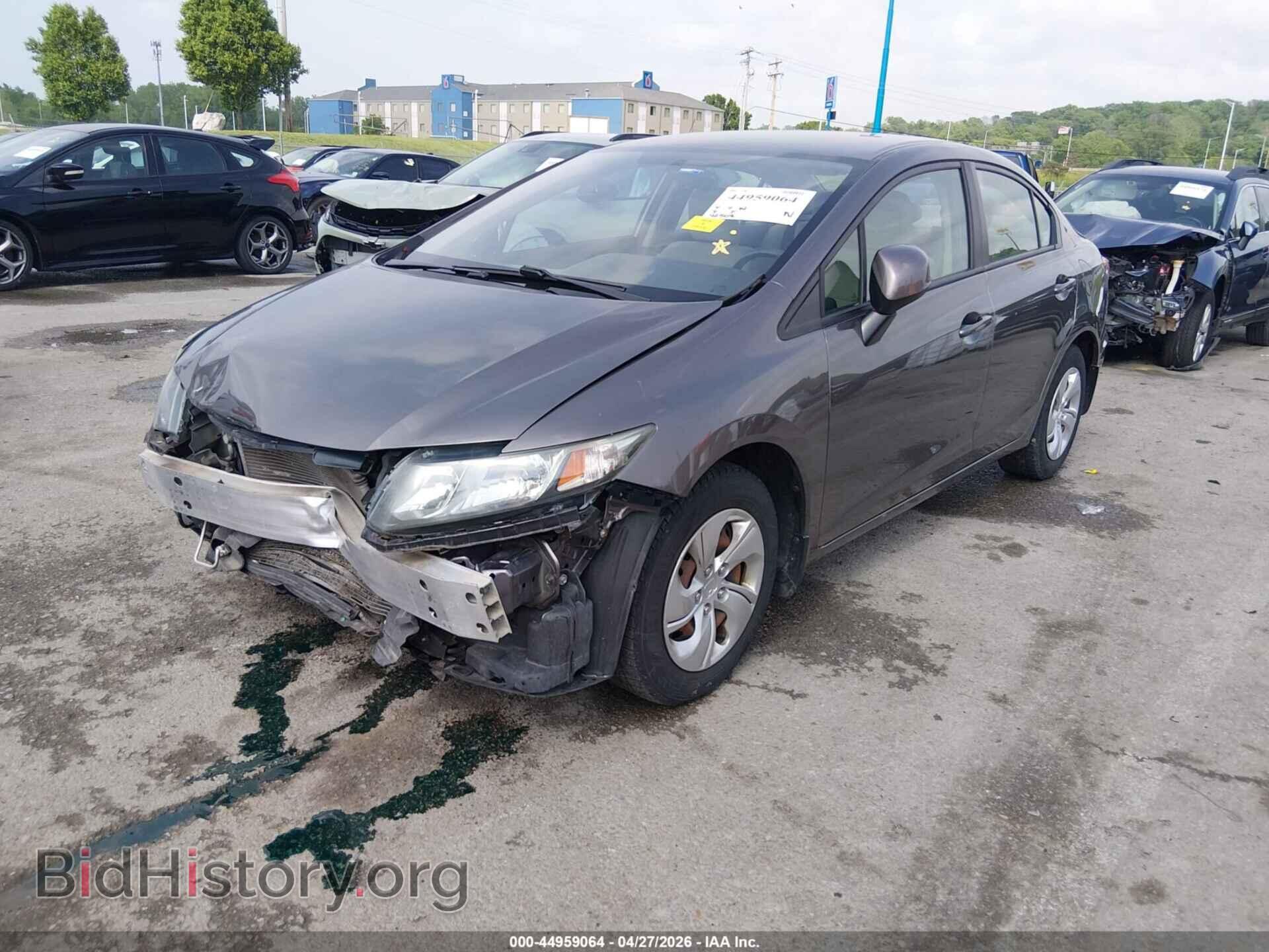 2013 HONDA CIVIC - VIN: 19XFB2F56DE061126 - Фото 2