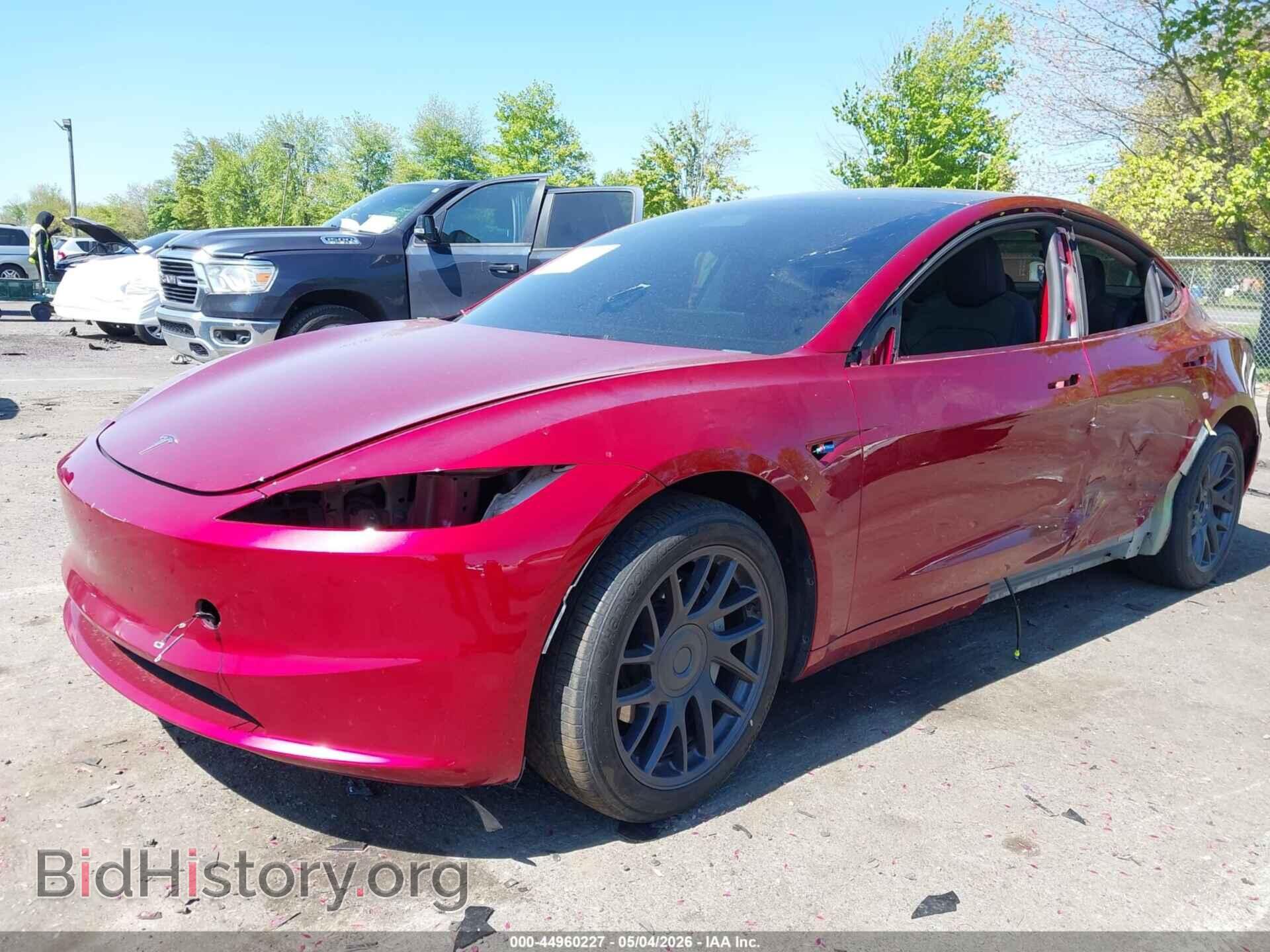 2024 TESLA MODEL 3 - VIN: 5YJ3E1EBXRF843667 - Фото 2