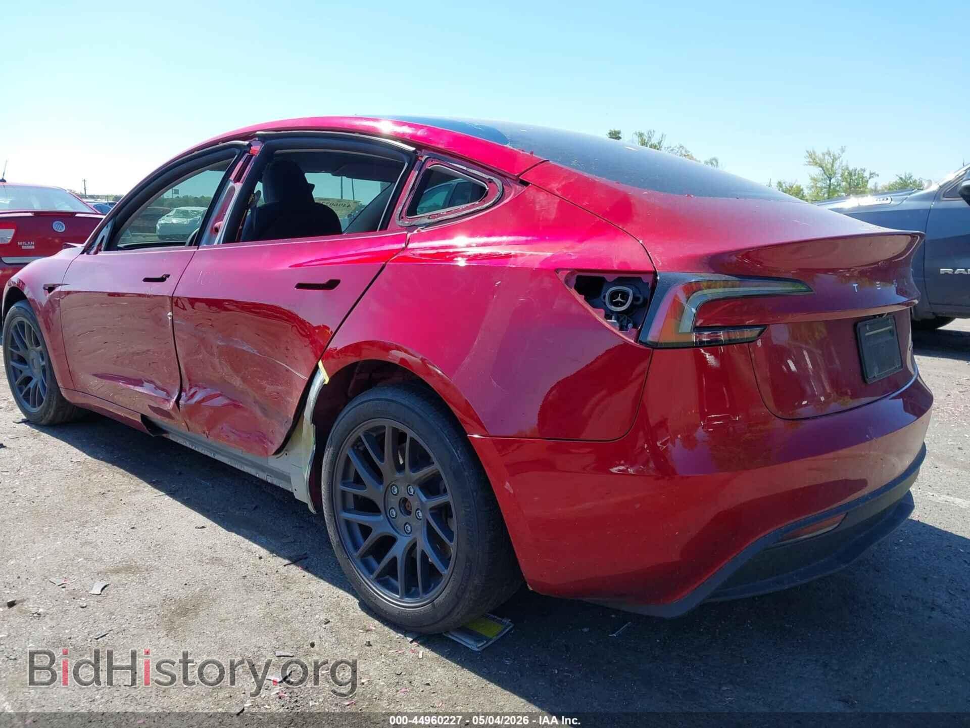 2024 TESLA MODEL 3 - VIN: 5YJ3E1EBXRF843667 - Фото 3