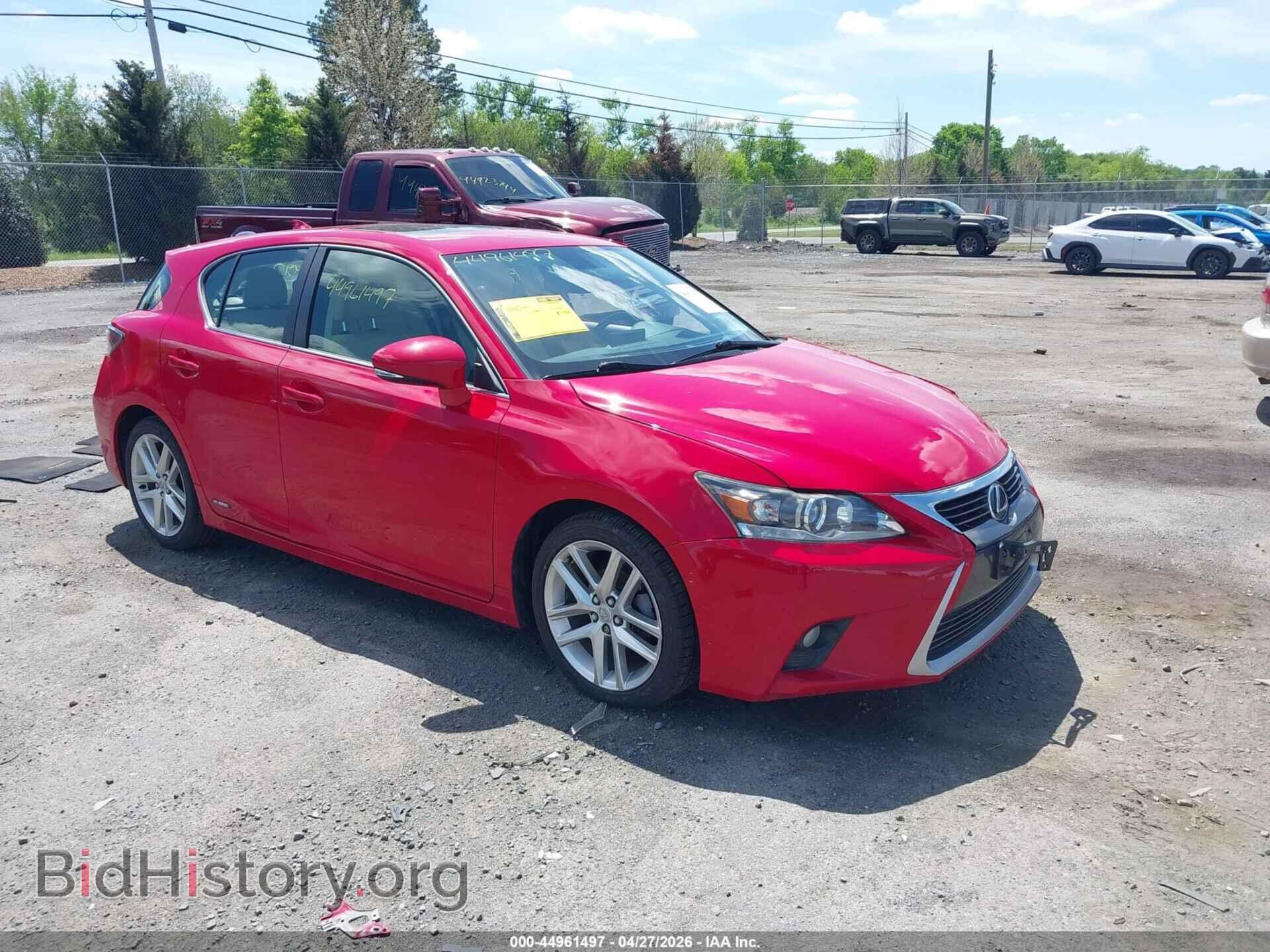 Photo JTHKD5BH2E2174966 - LEXUS CT 200H 2014