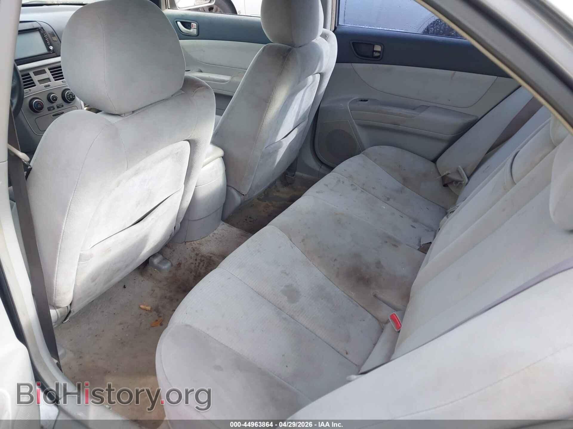 2008 HYUNDAI SONATA - VIN: 5NPET46CX8H347310 - Фото 8