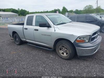 2012 RAM 1500 ST, серебристый — VIN 1C6RD6FP5CS117799, IAAI