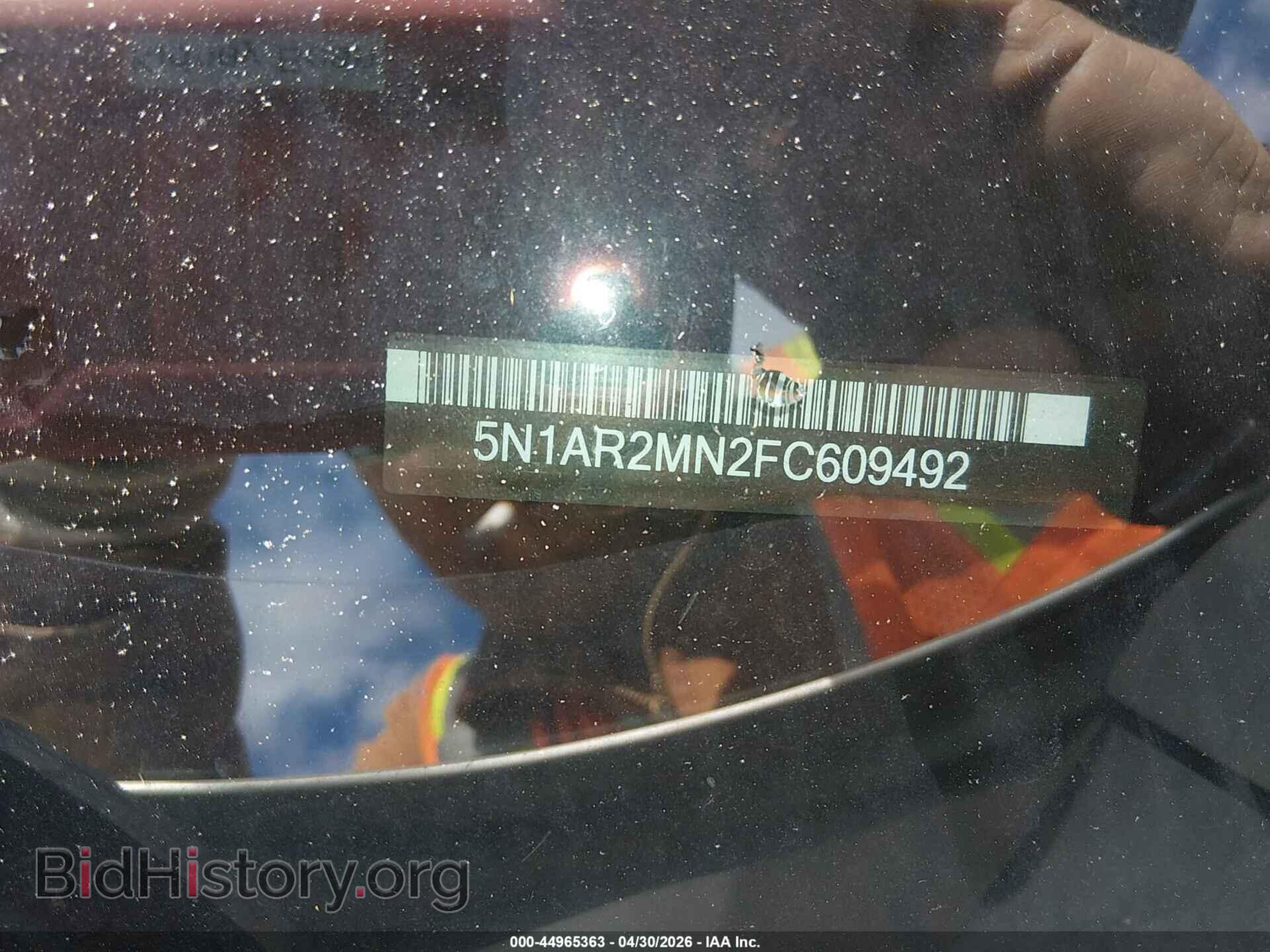 2015 NISSAN PATHFINDER - VIN: 5N1AR2MN2FC609492 - Фото 9