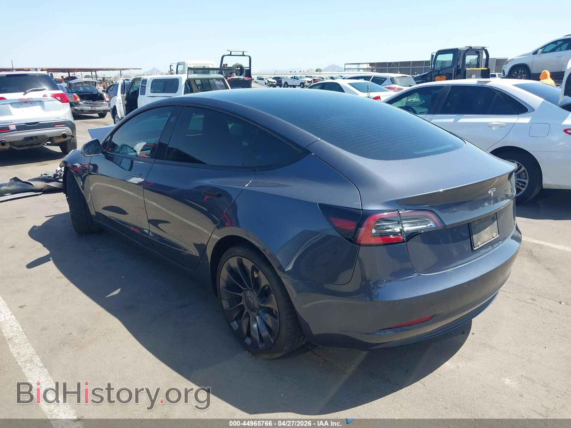 2022 TESLA MODEL 3 - VIN: 5YJ3E1EA0NF344068 - Фото 3