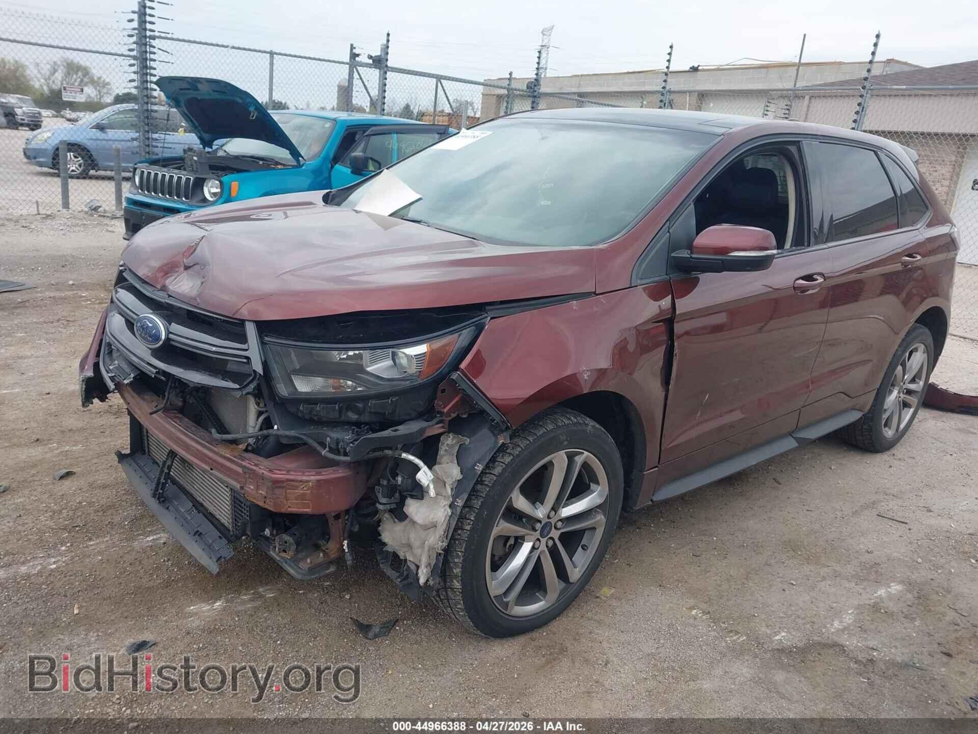 2015 FORD EDGE - VIN: 2FMTK4AP9FBC16829 - Фото 2