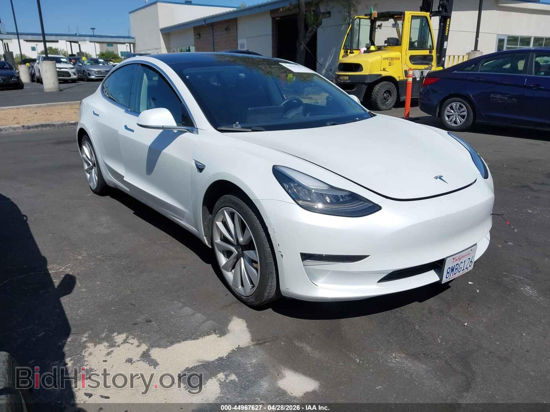 Photo 5YJ3E1EA6KF476585 - TESLA MODEL 3 2019