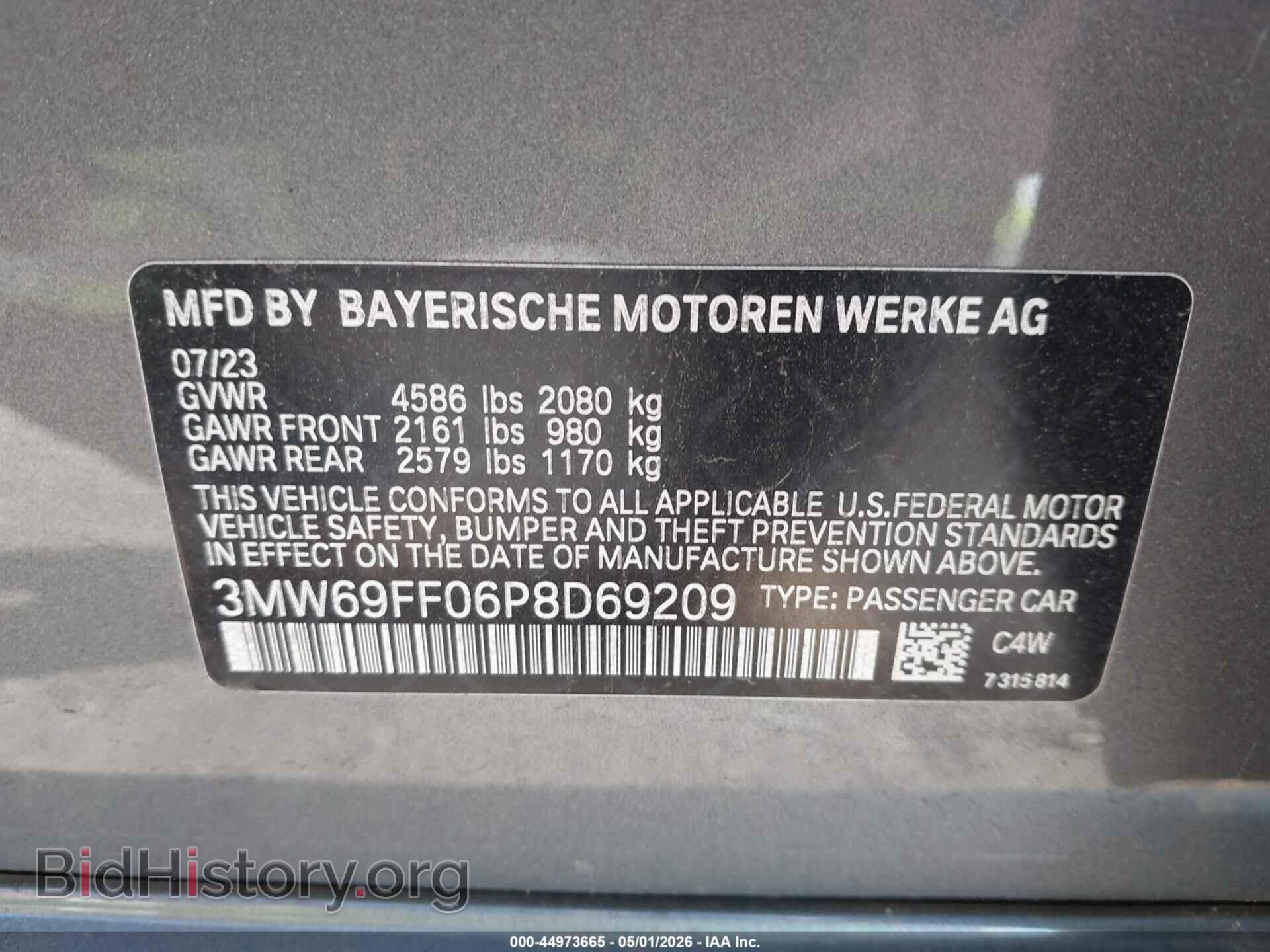 2023 BMW 330I - VIN: 3MW69FF06P8D69209 - Photo 9