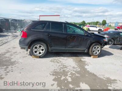 2013 Ford EDGE SEL, black — VIN 2FMDK3J92DBA06151, IAAI