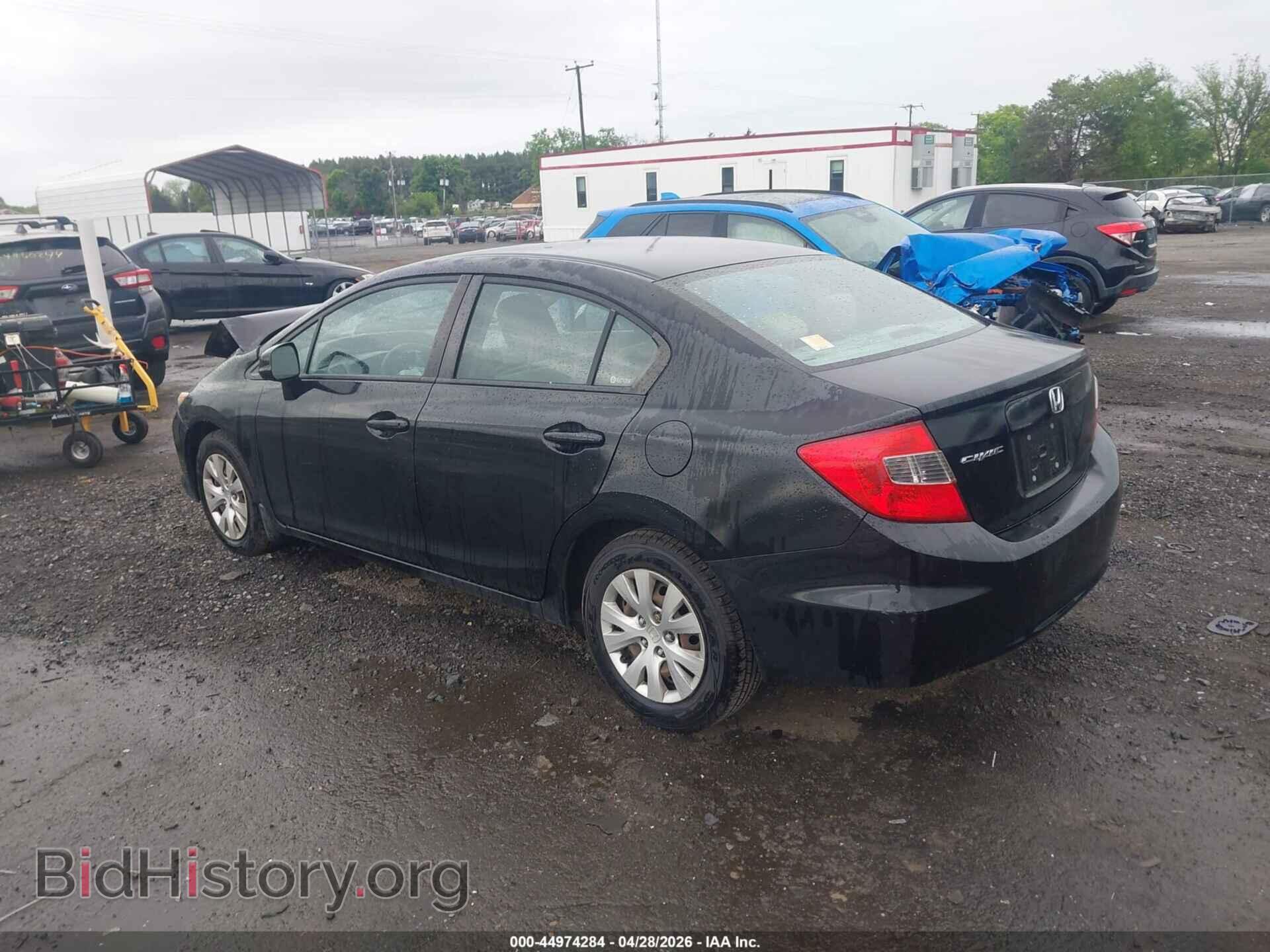 2012 HONDA CIVIC - VIN: 2HGFB2F46CH036710 - Фото 3