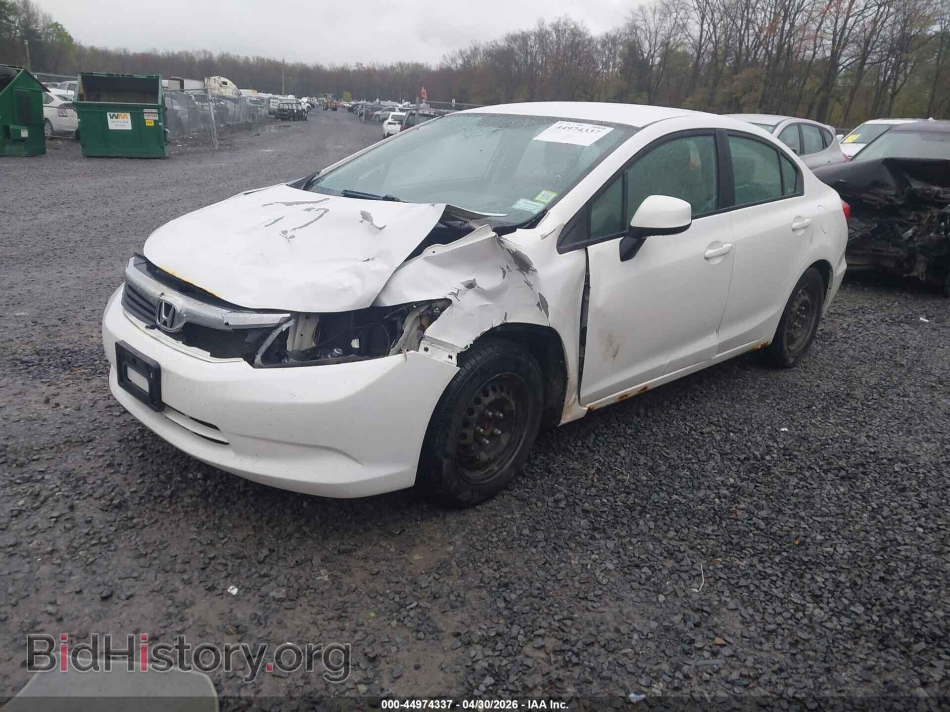 2012 HONDA CIVIC - VIN: 2HGFB2F54CH595052 - Фото 2