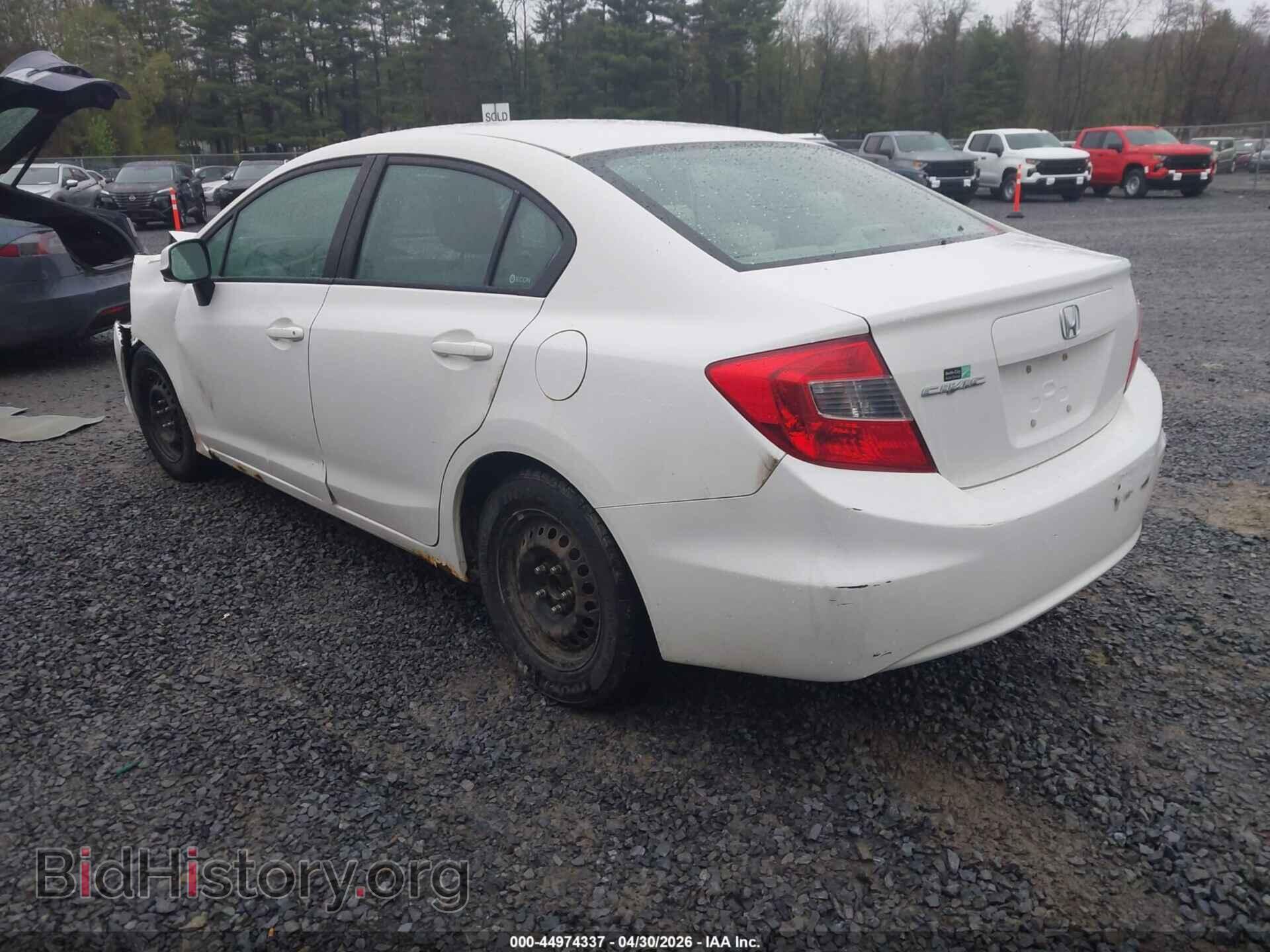 2012 HONDA CIVIC - VIN: 2HGFB2F54CH595052 - Фото 3