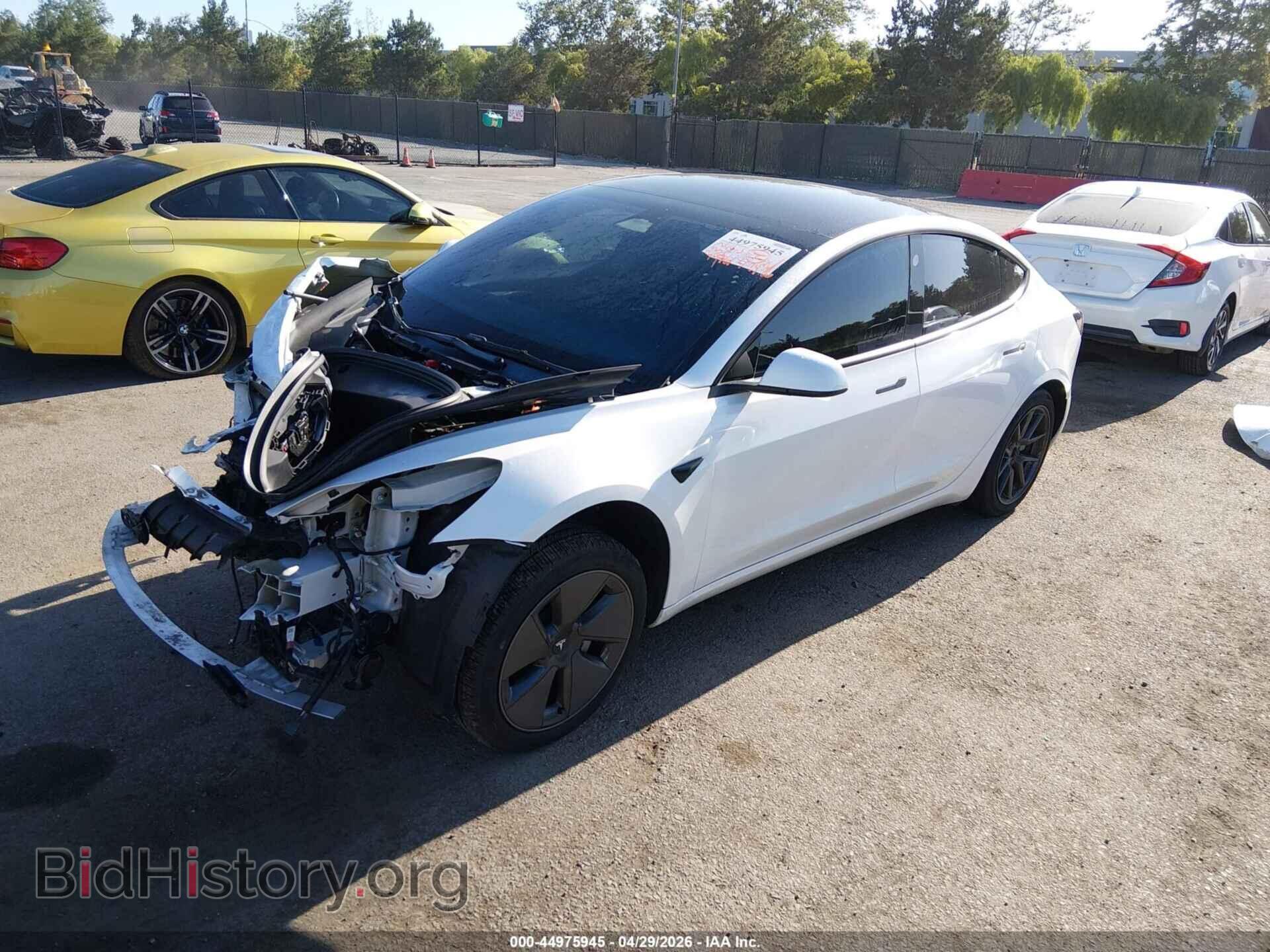 2022 TESLA MODEL 3 - VIN: 5YJ3E1EB6NF170872 - Фото 2