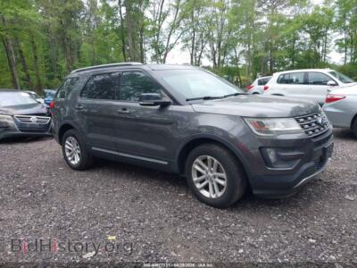 2016 Ford EXPLORER XLT, gray — VIN 1FM5K7D88GGA56659, IAAI