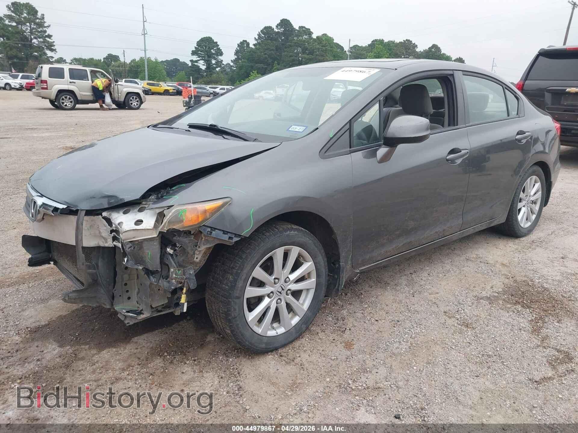 2012 HONDA CIVIC - VIN: 2HGFB2F82CH505875 - Фото 2