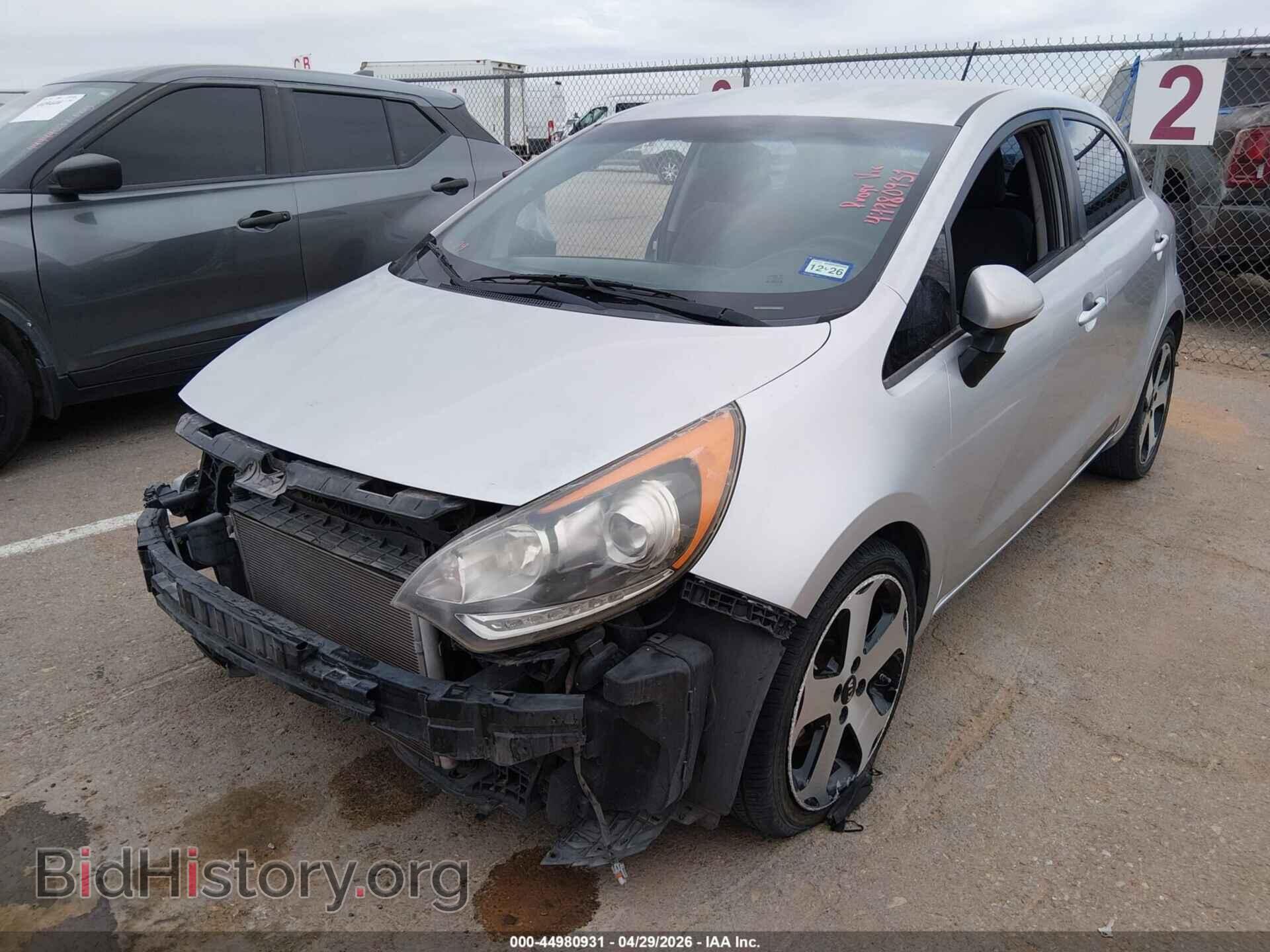 2012 KIA RIO5 - VIN: KNADN5A31C6019261 - Фото 2