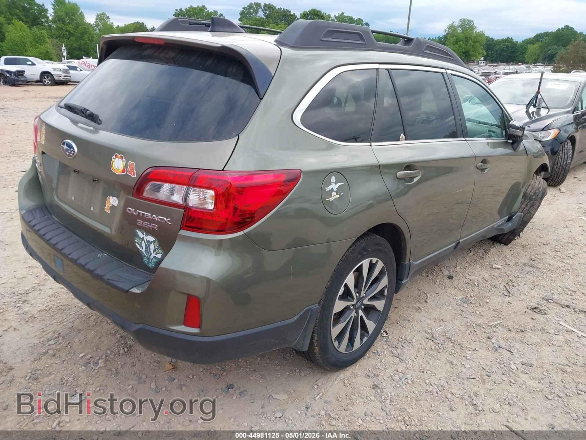 2016 SUBARU OUTBACK - VIN: 4S4BSENC7G3242291 - Фото 4