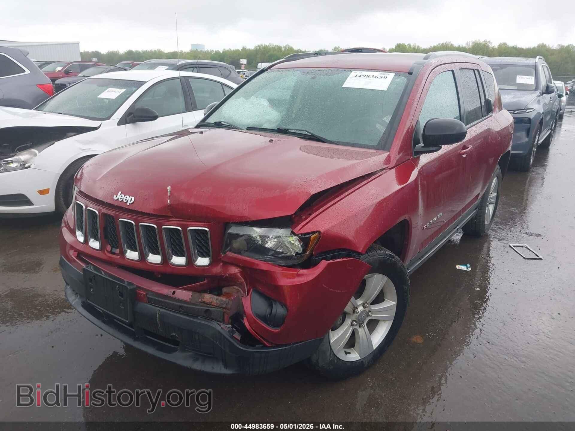 2017 JEEP COMPASS - VIN: 1C4NJDBB4HD104746 - Фото 2