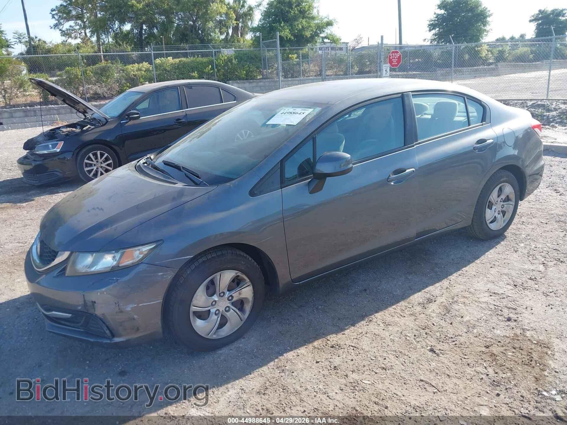 2013 HONDA CIVIC - VIN: 19XFB2F54DE096568 - Фото 2