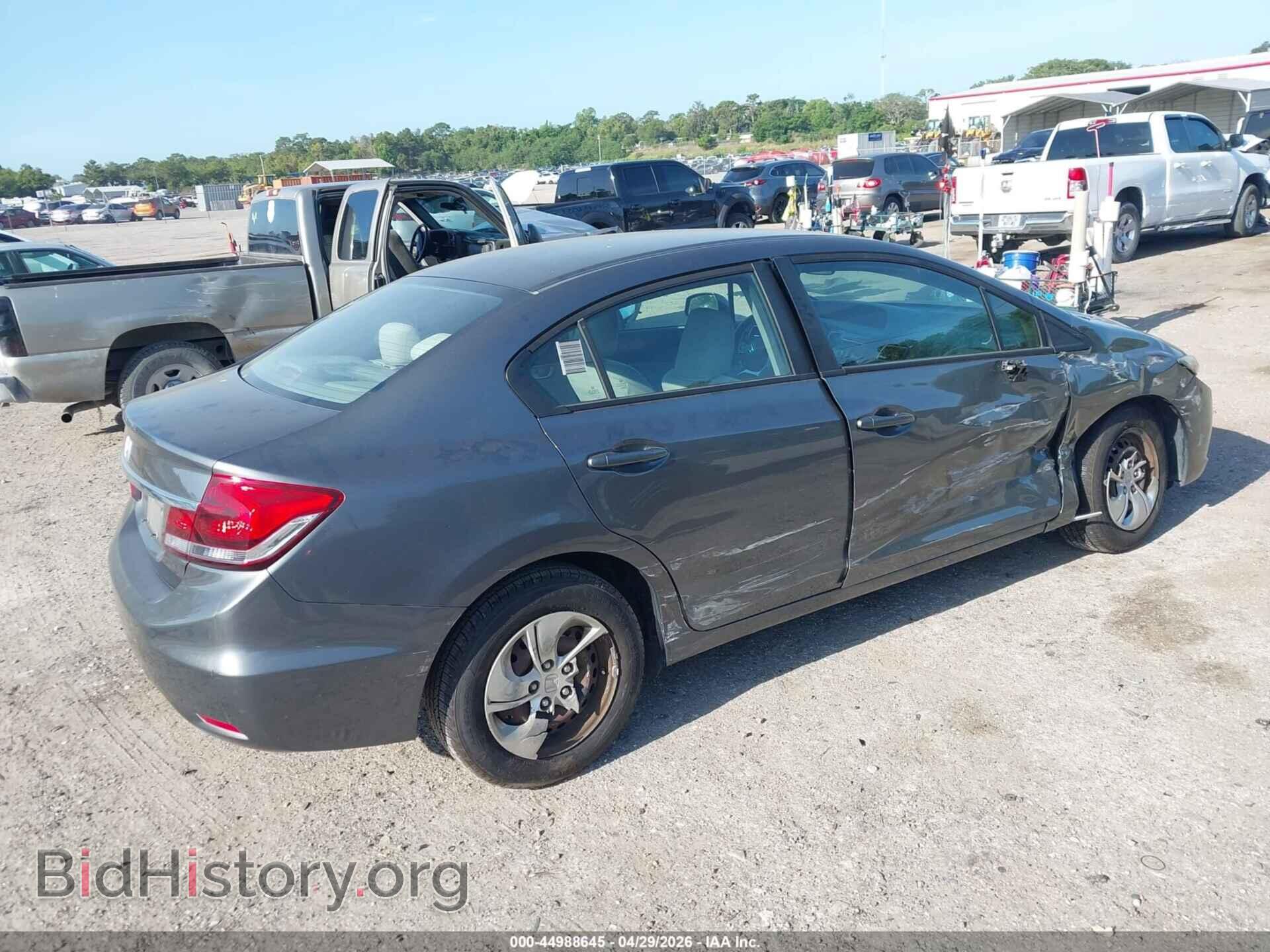 2013 HONDA CIVIC - VIN: 19XFB2F54DE096568 - Фото 4