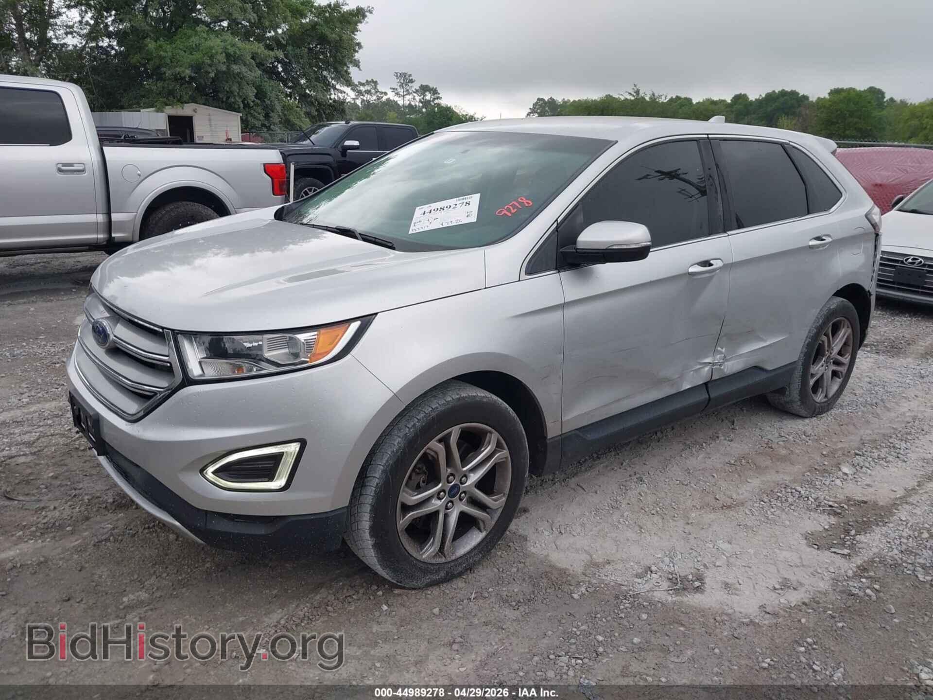 2016 FORD EDGE - VIN: 2FMPK4K96GBB23480 - Фото 2