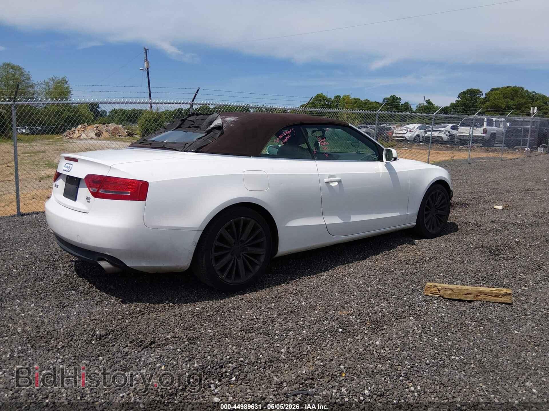 2012 AUDI A5 - VIN: WAULFAFH2CN000360 - Photo 4