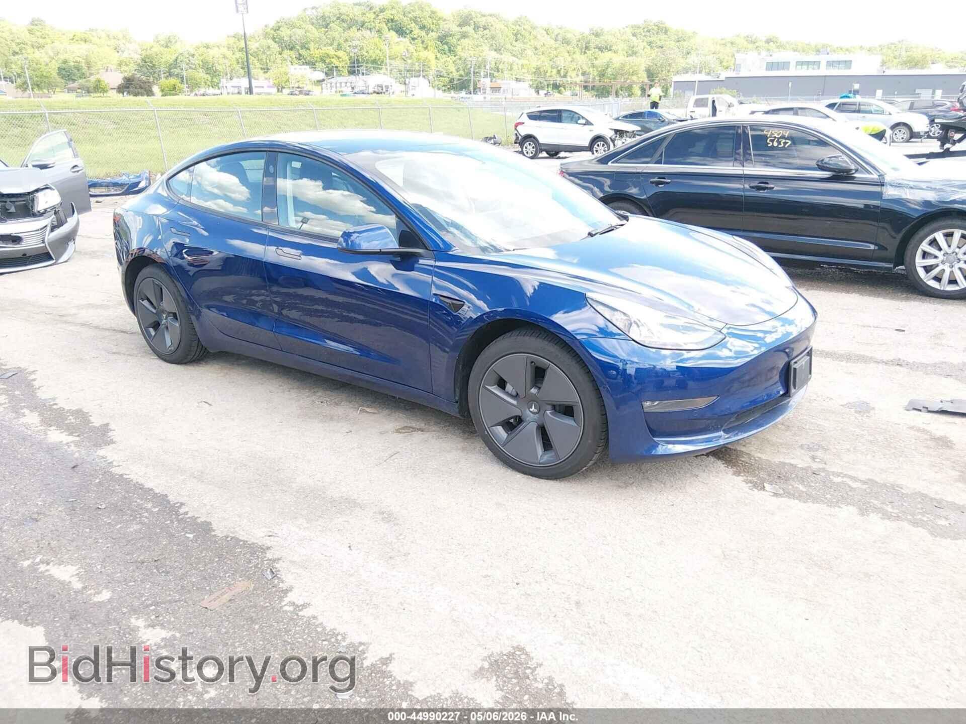 Photo 5YJ3E1EB2NF208047 - TESLA MODEL 3 2022