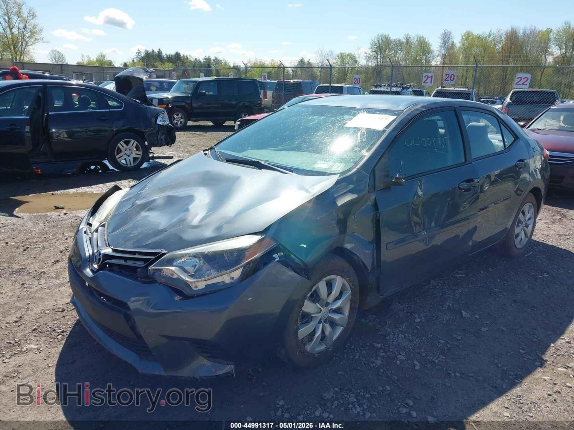 2014 TOYOTA COROLLA - VIN: 2T1BURHE4EC224595 - Фото 2