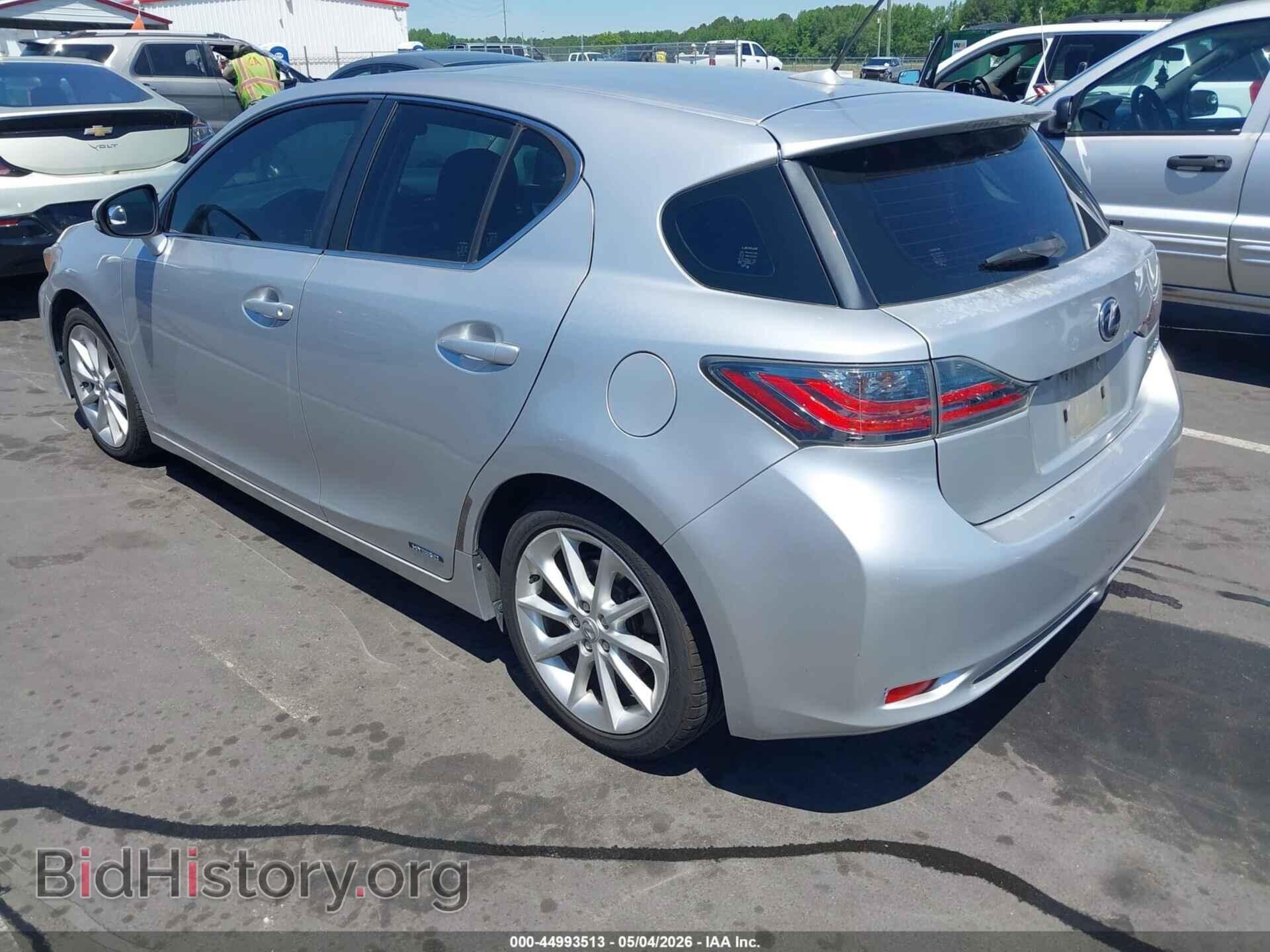 2012 LEXUS CT 200H - VIN: JTHKD5BH1C2050507 - Фото 3