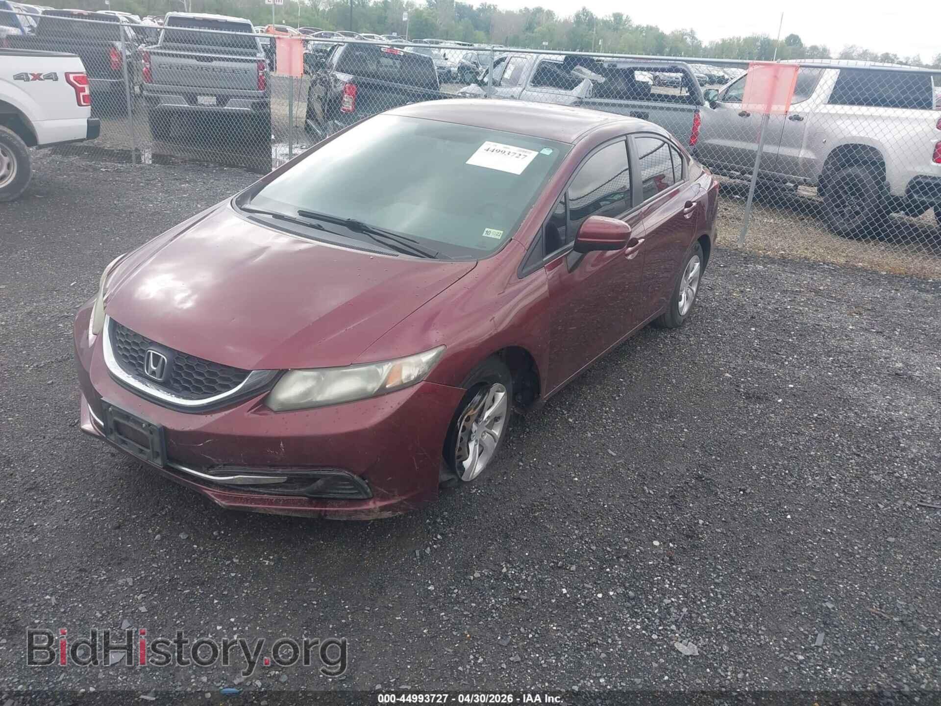 2014 HONDA CIVIC - VIN: 19XFB2F52EE070570 - Фото 2