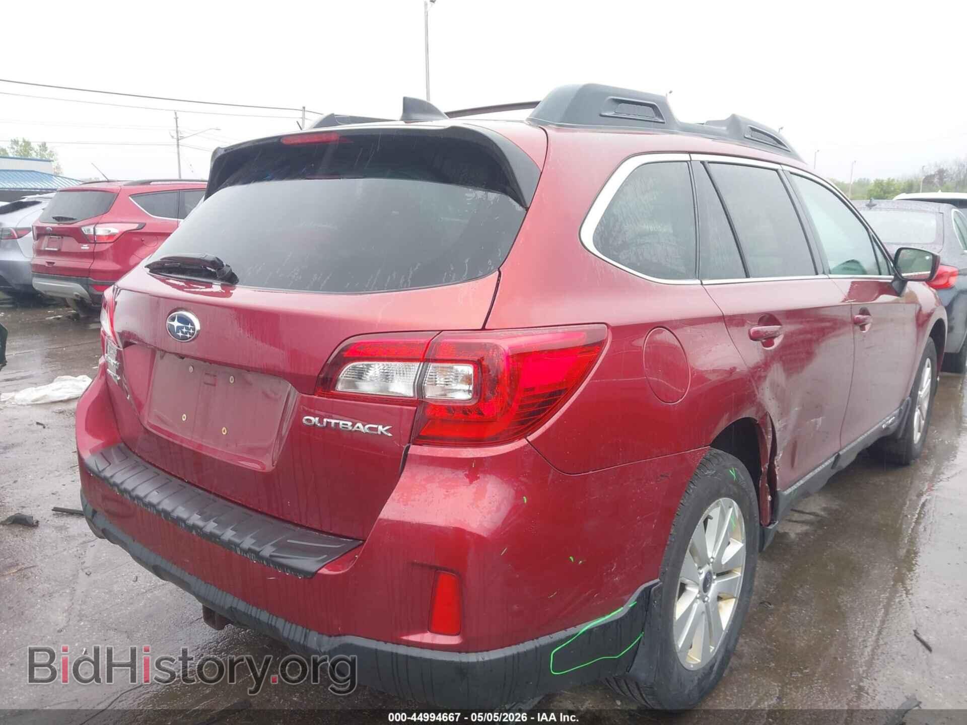 2016 SUBARU OUTBACK - VIN: 4S4BSBDC1G3240567 - Фото 4