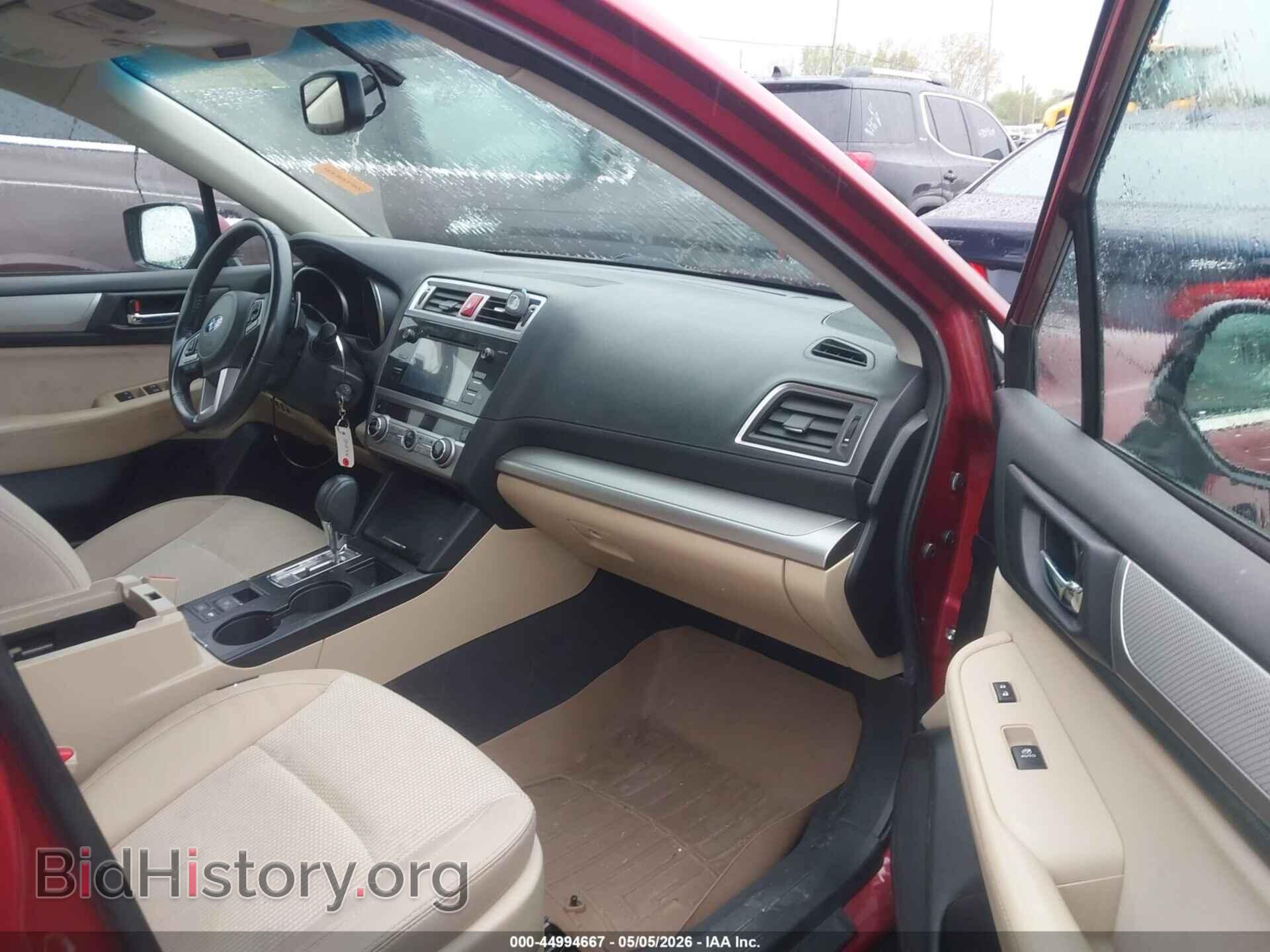 2016 SUBARU OUTBACK - VIN: 4S4BSBDC1G3240567 - Фото 5