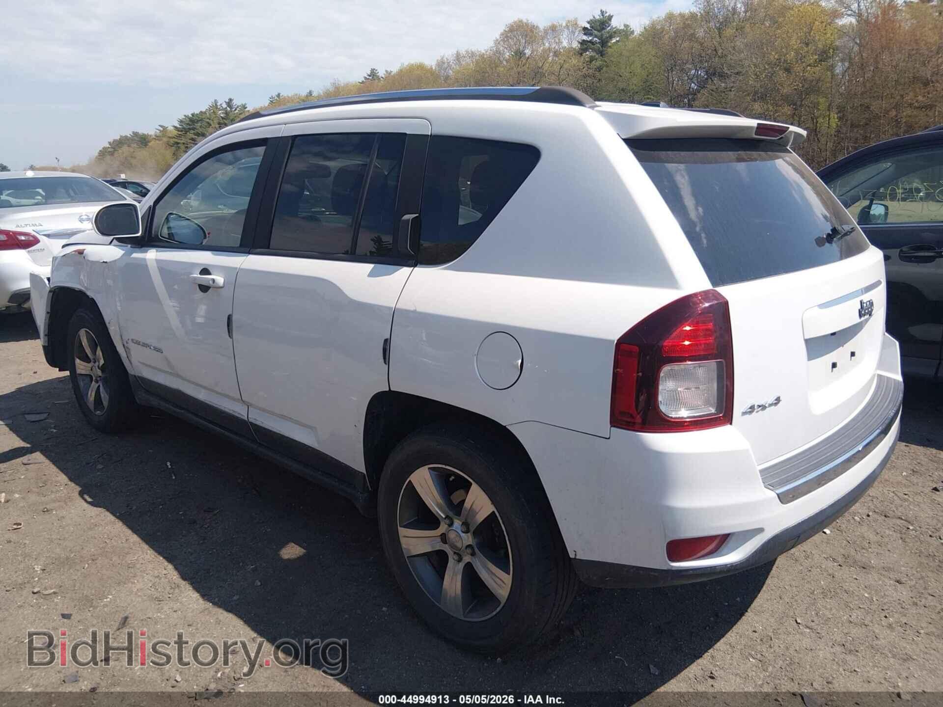 2016 JEEP COMPASS - VIN: 1C4NJDEB0GD708286 - Фото 3