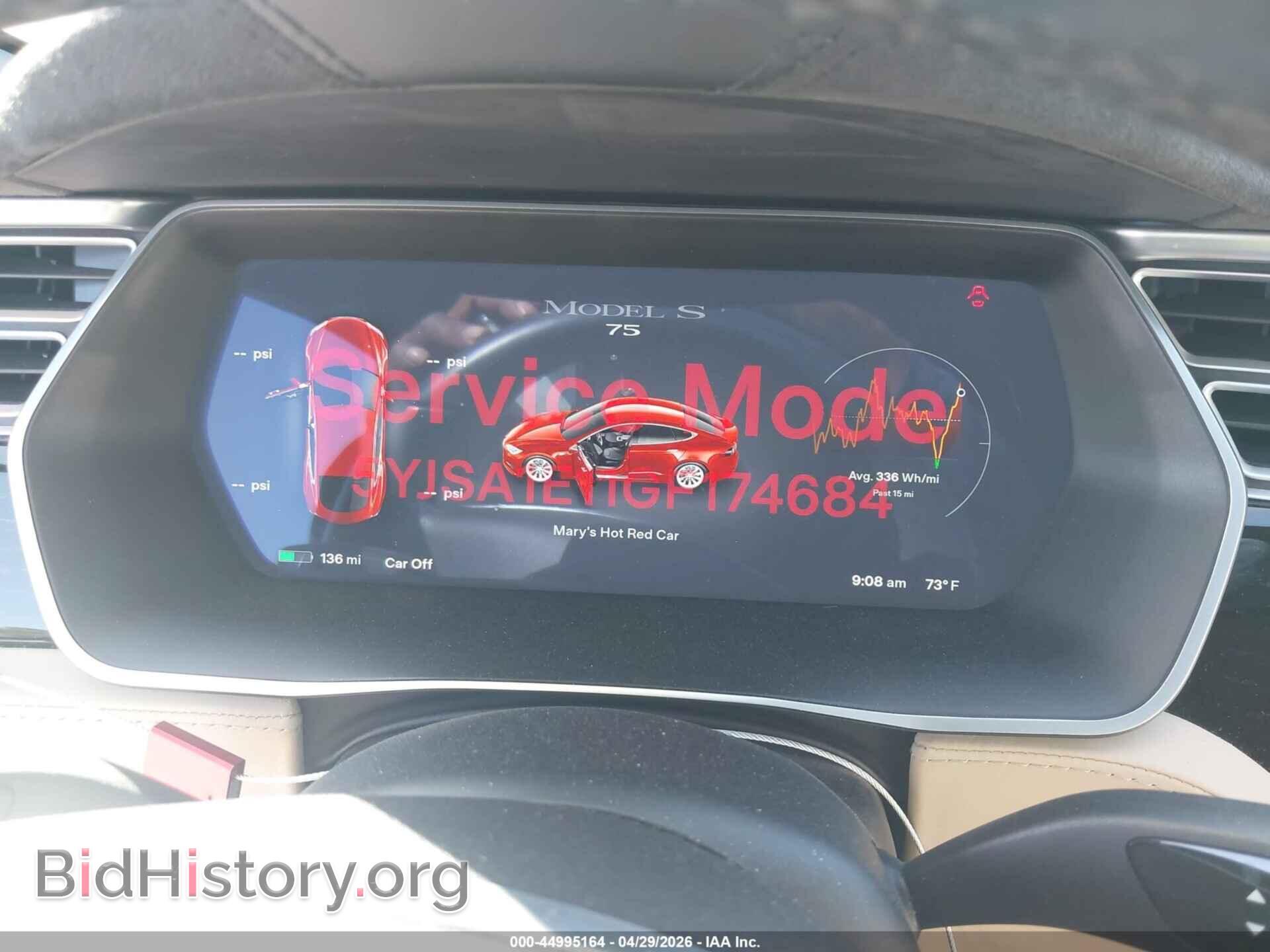 2016 TESLA MODEL S - VIN: 5YJSA1E11GF174684 - Photo 7