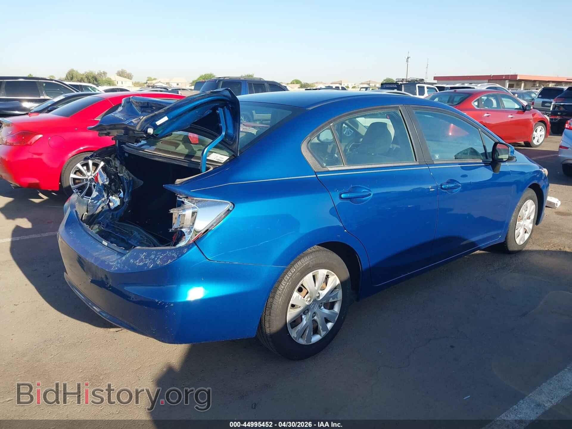 2012 HONDA CIVIC - VIN: 19XFB2F57CE050361 - Фото 4