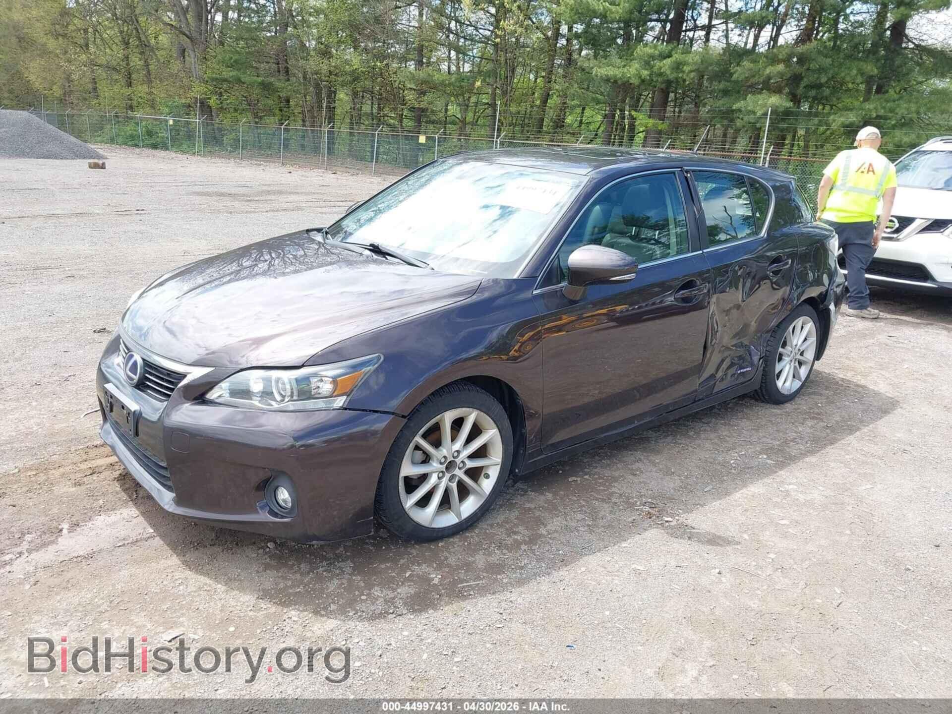 2012 LEXUS CT 200H - VIN: JTHKD5BH3C2112716 - Фото 2