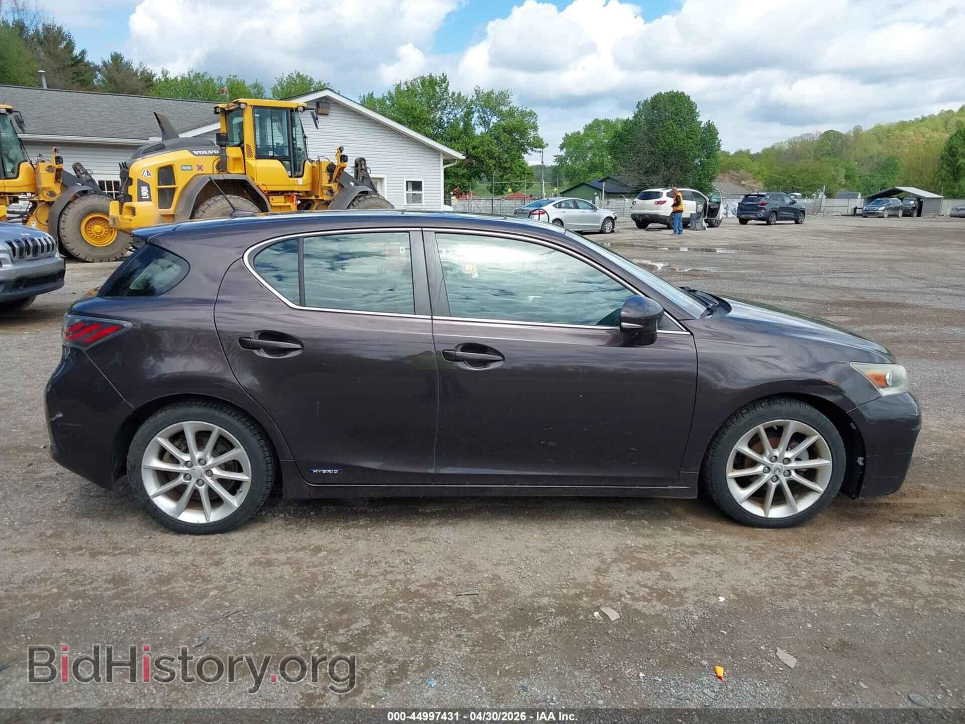 2012 LEXUS CT 200H - VIN: JTHKD5BH3C2112716 - Фото 13