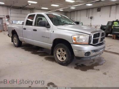 2006 Dodge RAM 1500 SLT/TRX4 Off Road/Sport, серебристый — VIN 1D7HU18N86J221304, IAAI