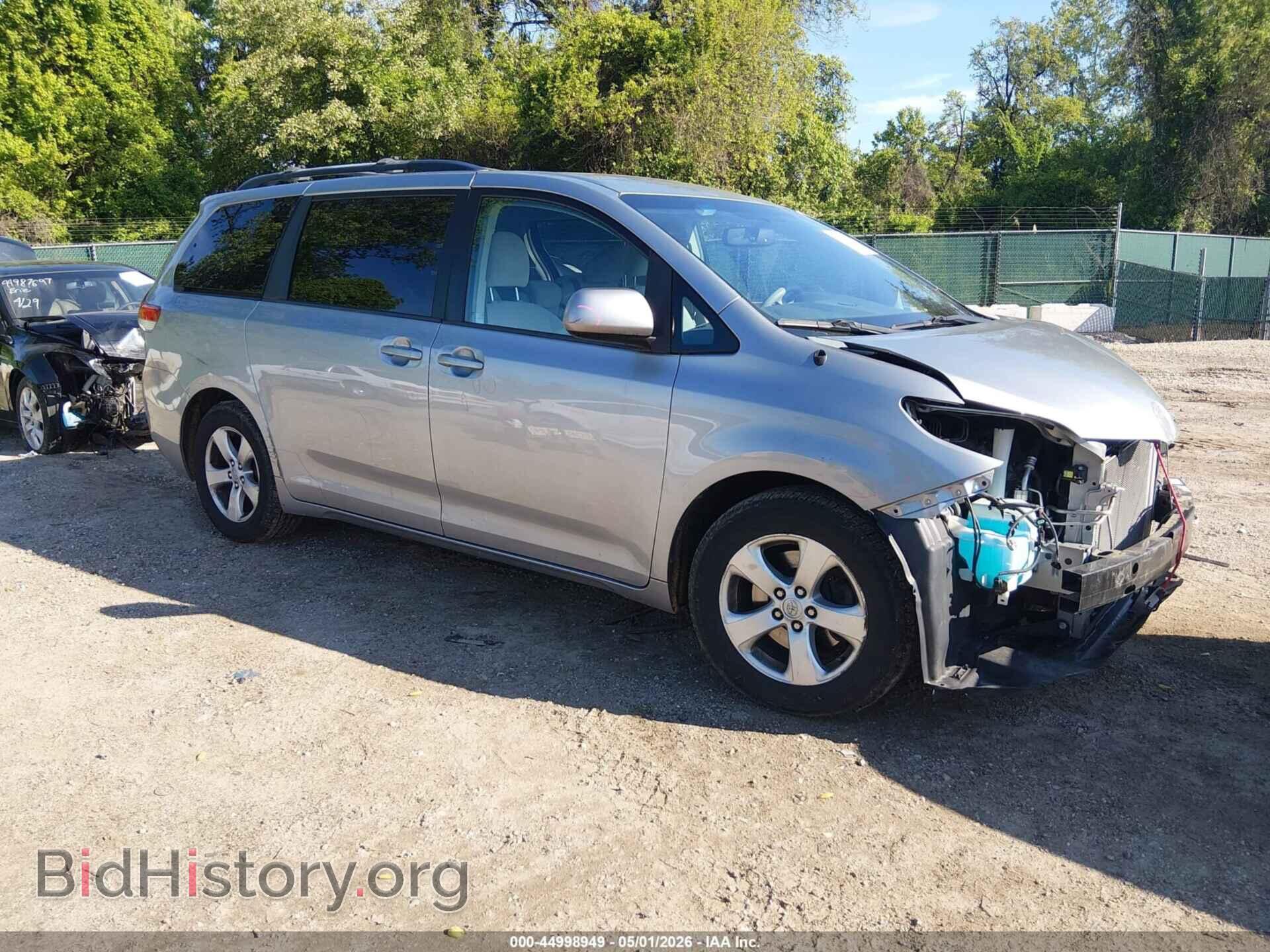 Фотография 5TDKK3DC8DS401162 - TOYOTA SIENNA 2013
