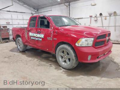 2012 RAM 1500 ST, красный — VIN 1C6RD7FT0CS282341, IAAI