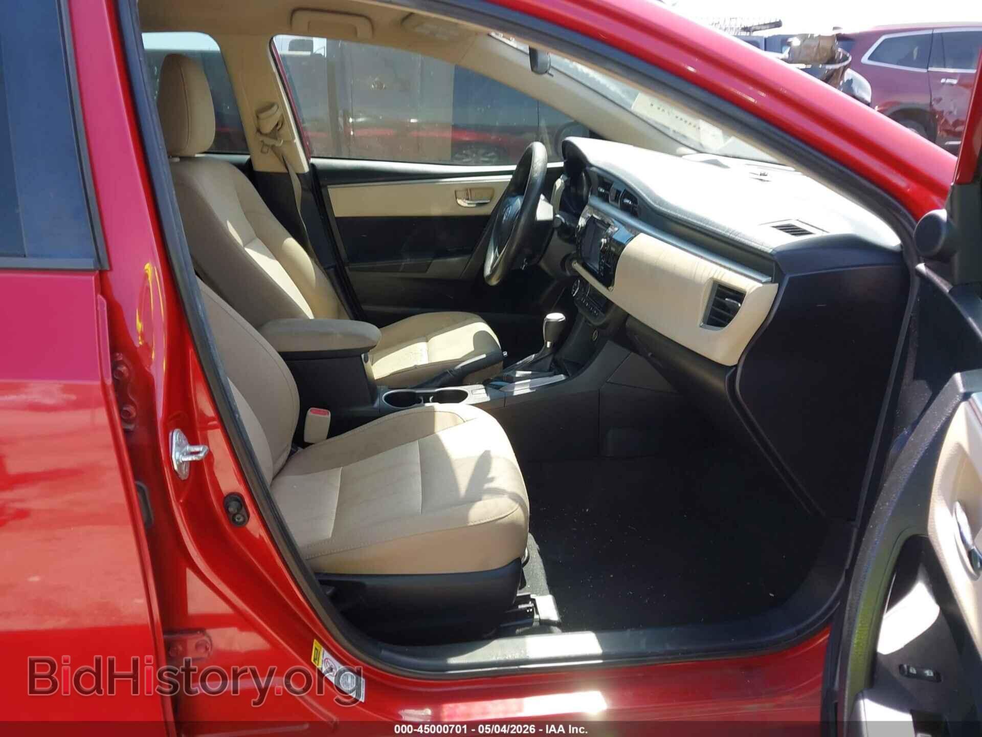 2014 TOYOTA COROLLA - VIN: 2T1BURHE3EC112726 - Фото 5