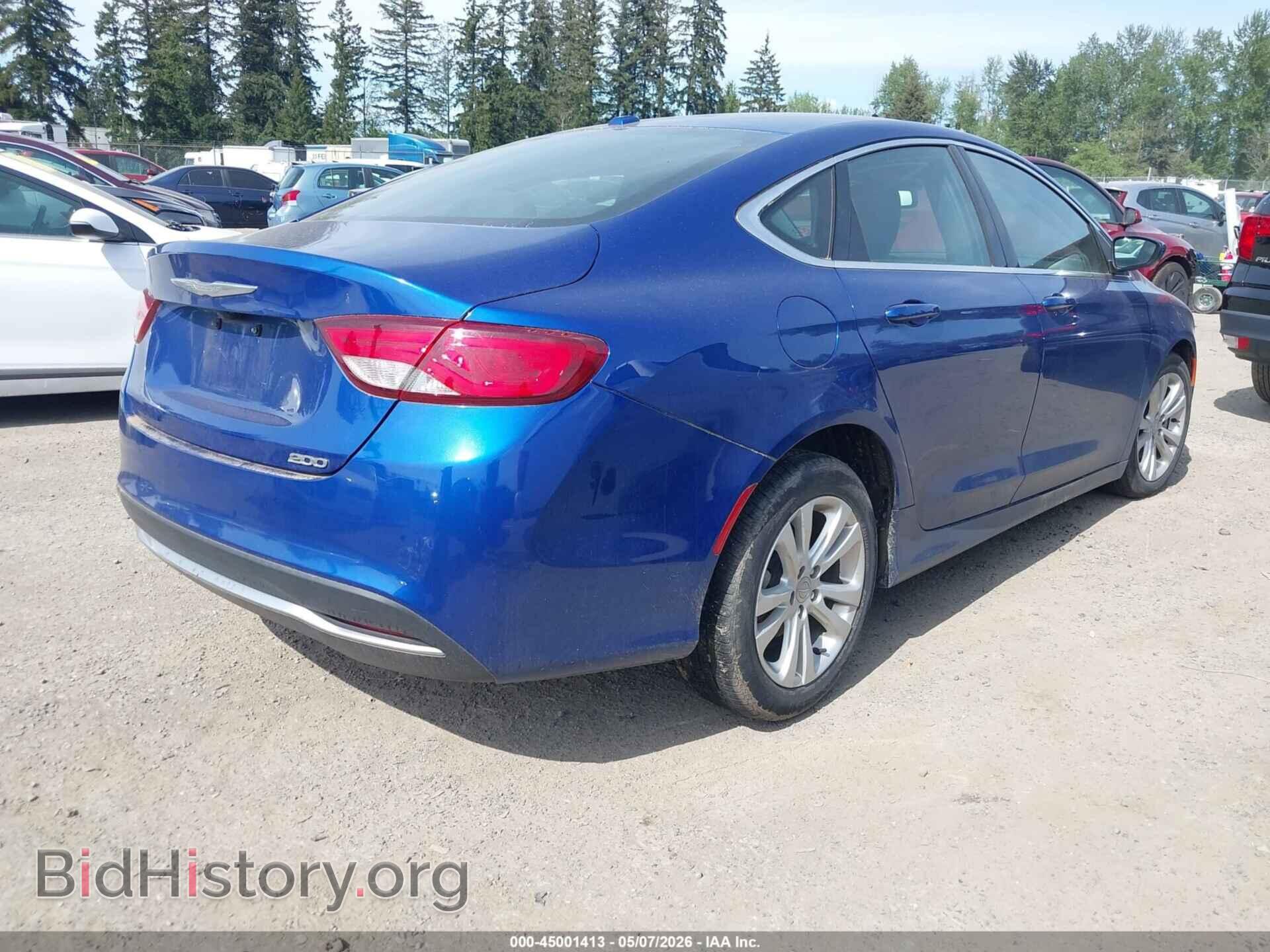 2016 CHRYSLER 200 - VIN: 1C3CCCAB7GN108834 - Фото 4