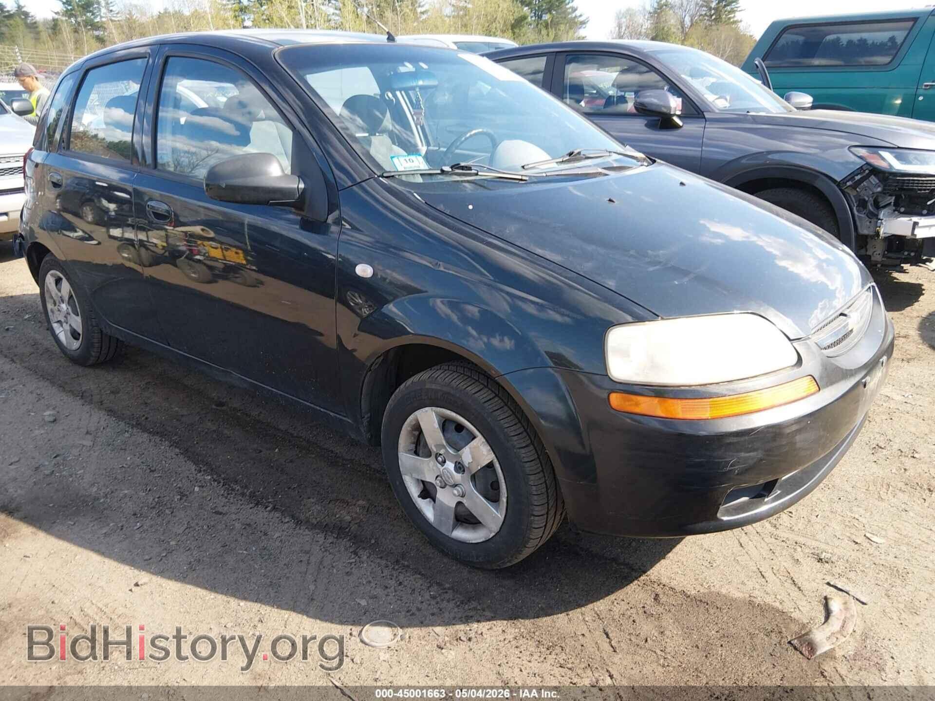 Фотография KL1TD62625B314404 - CHEVROLET AVEO 2005
