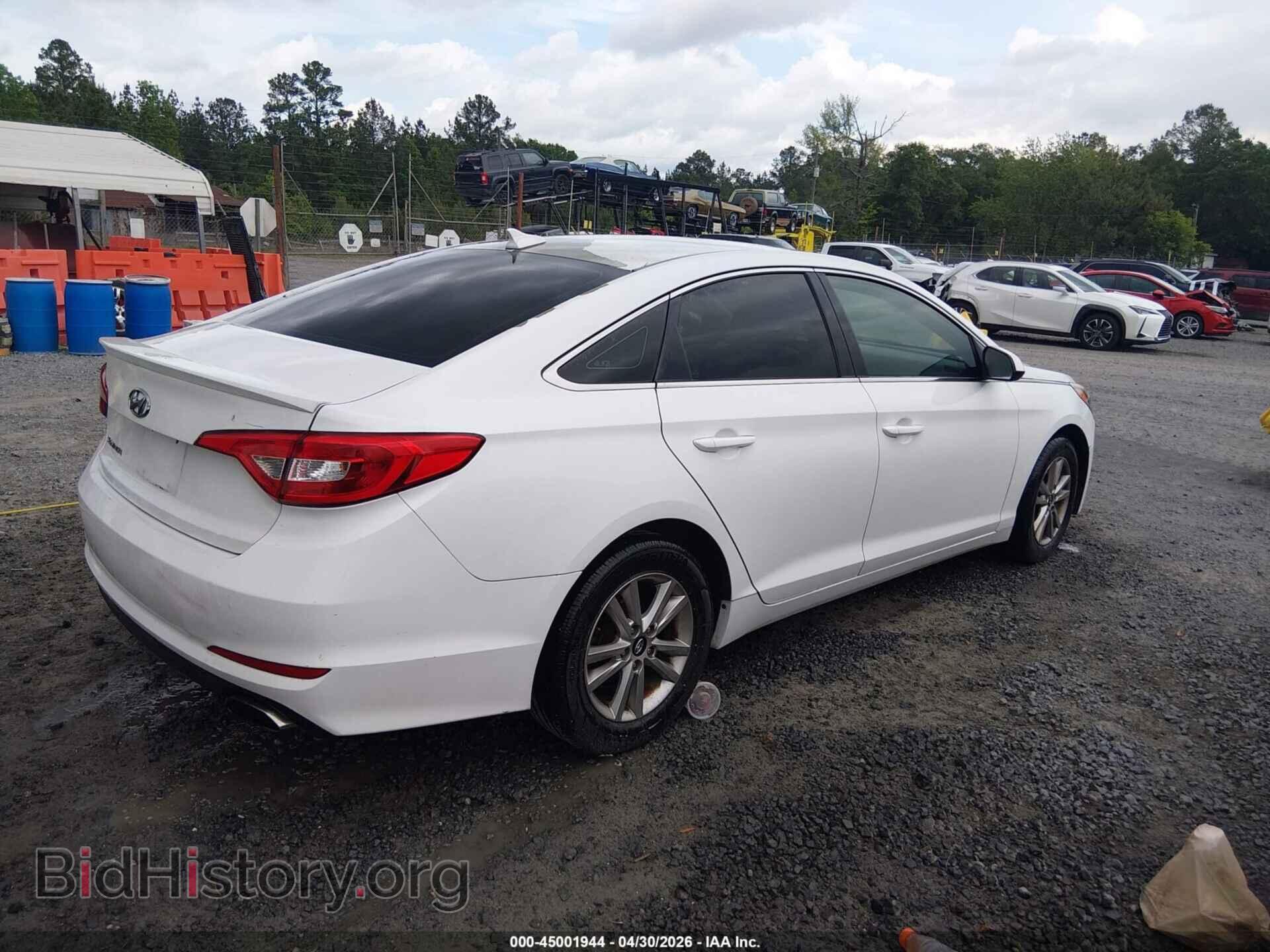 2015 HYUNDAI SONATA - VIN: 5NPE24AF9FH192010 - Фото 4