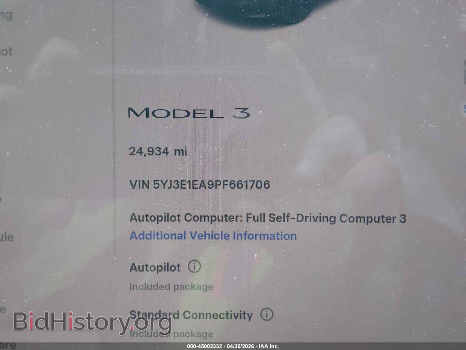 2023 TESLA MODEL 3 - VIN: 5YJ3E1EA9PF661706 - Фото 7