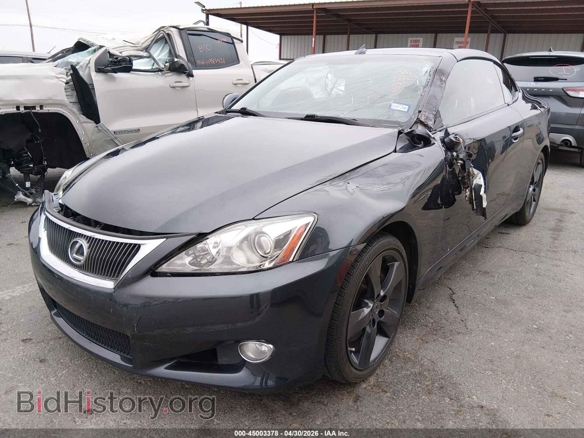 2010 LEXUS IS 350C - VIN: JTHFE2C29A2502255 - Фото 2
