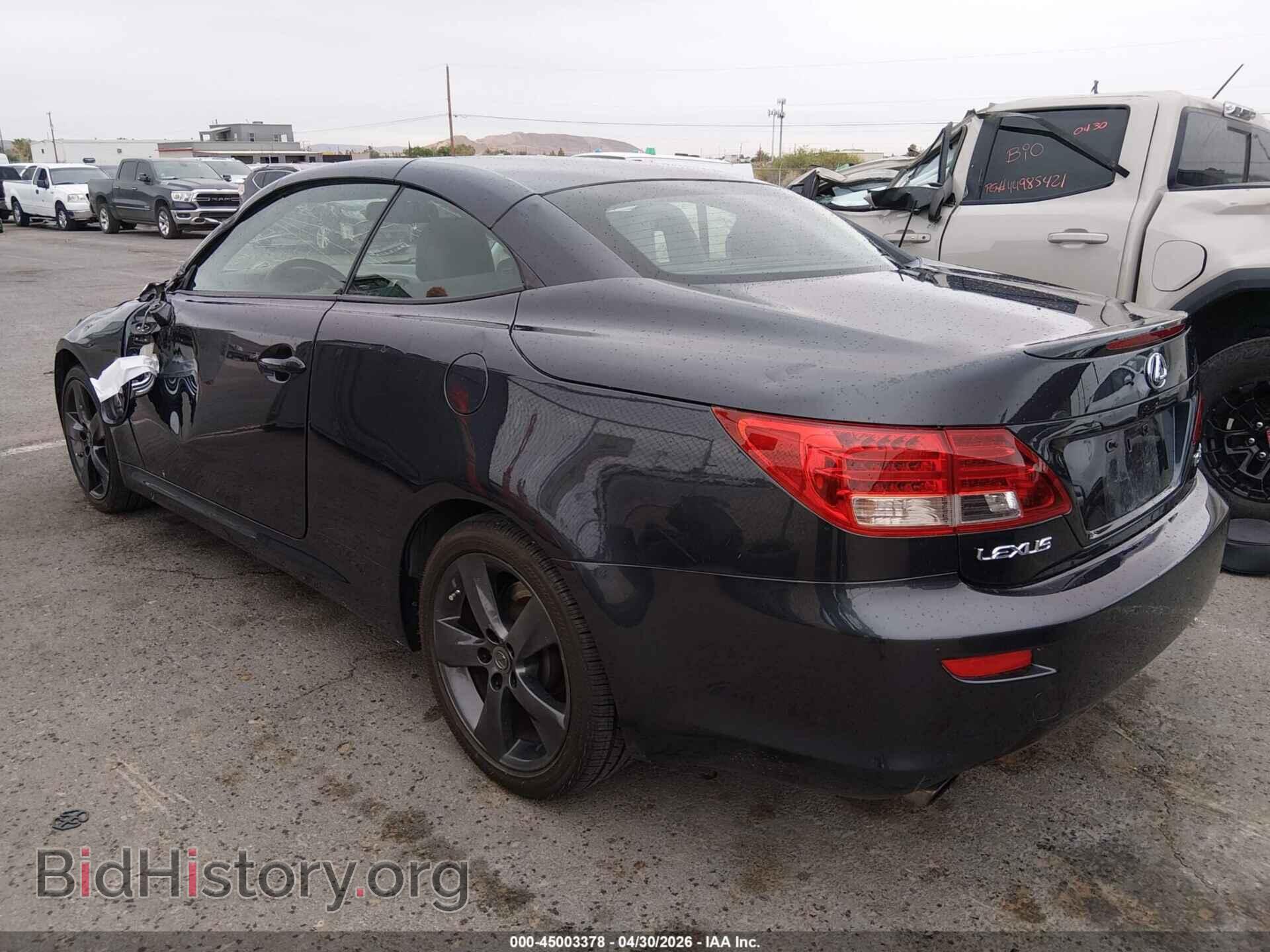 2010 LEXUS IS 350C - VIN: JTHFE2C29A2502255 - Фото 3