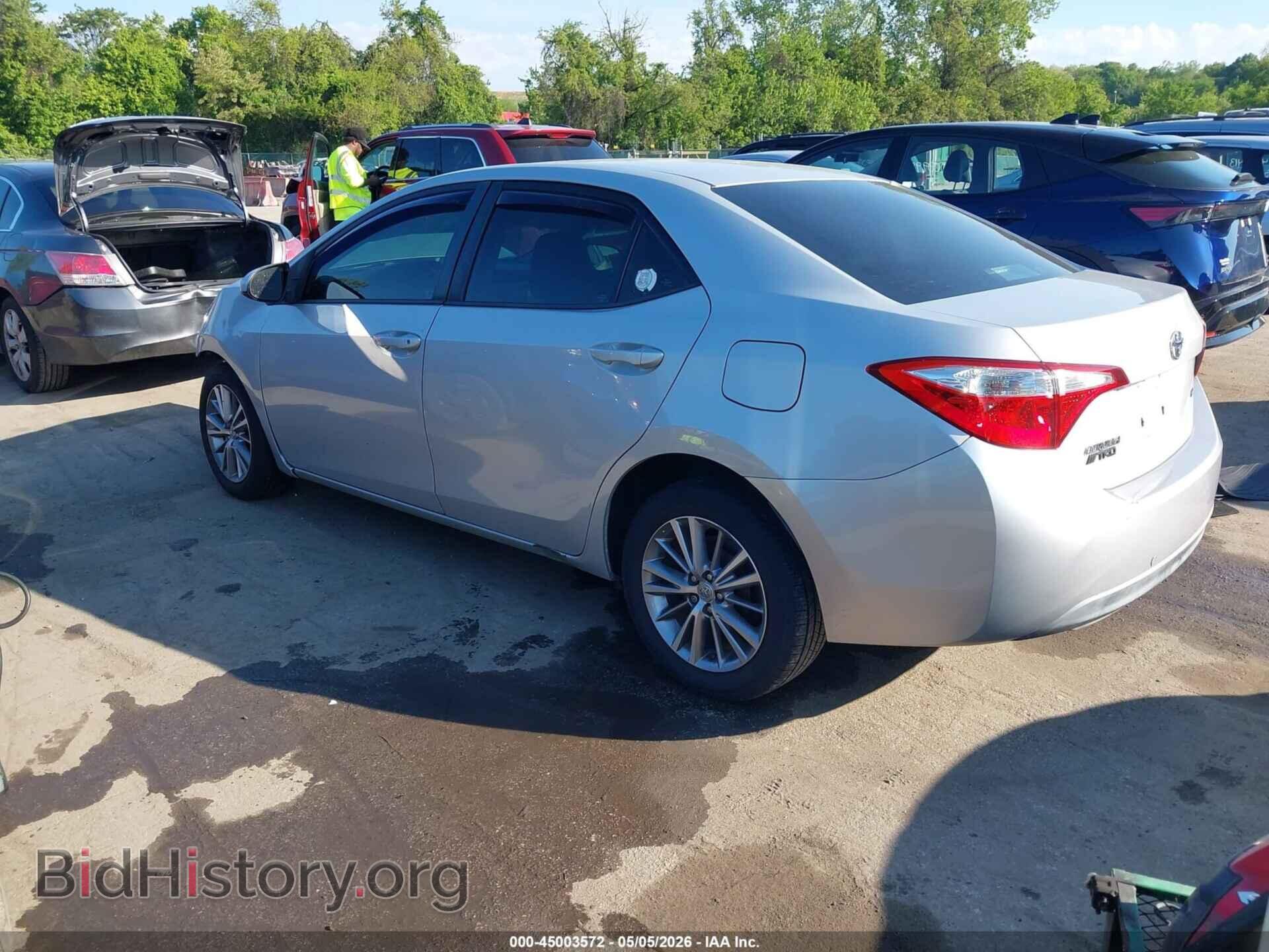 2014 TOYOTA COROLLA - VIN: 2T1BURHEXEC175385 - Фото 3