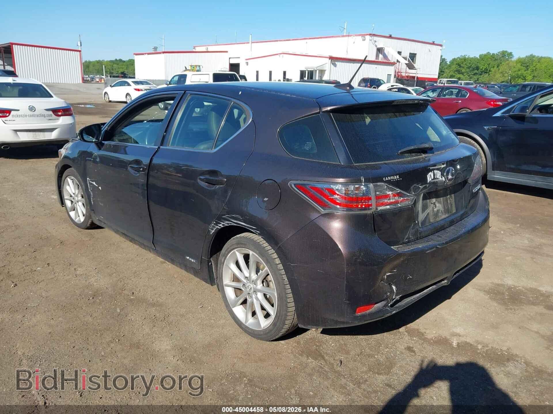 2012 LEXUS CT 200H - VIN: JTHKD5BH0C2089069 - Фото 3