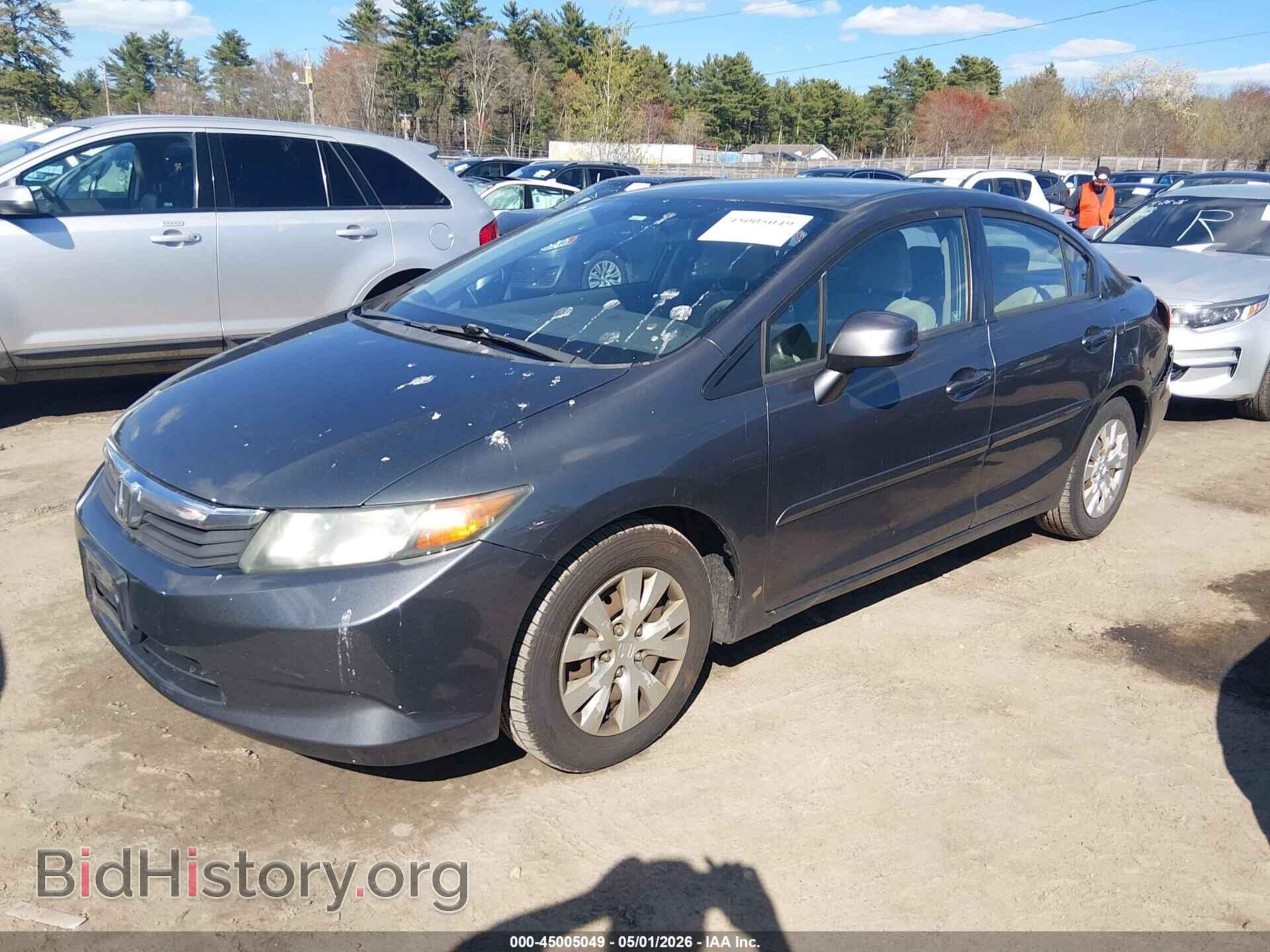 2012 HONDA CIVIC - VIN: 2HGFB2F56CH300355 - Фото 2