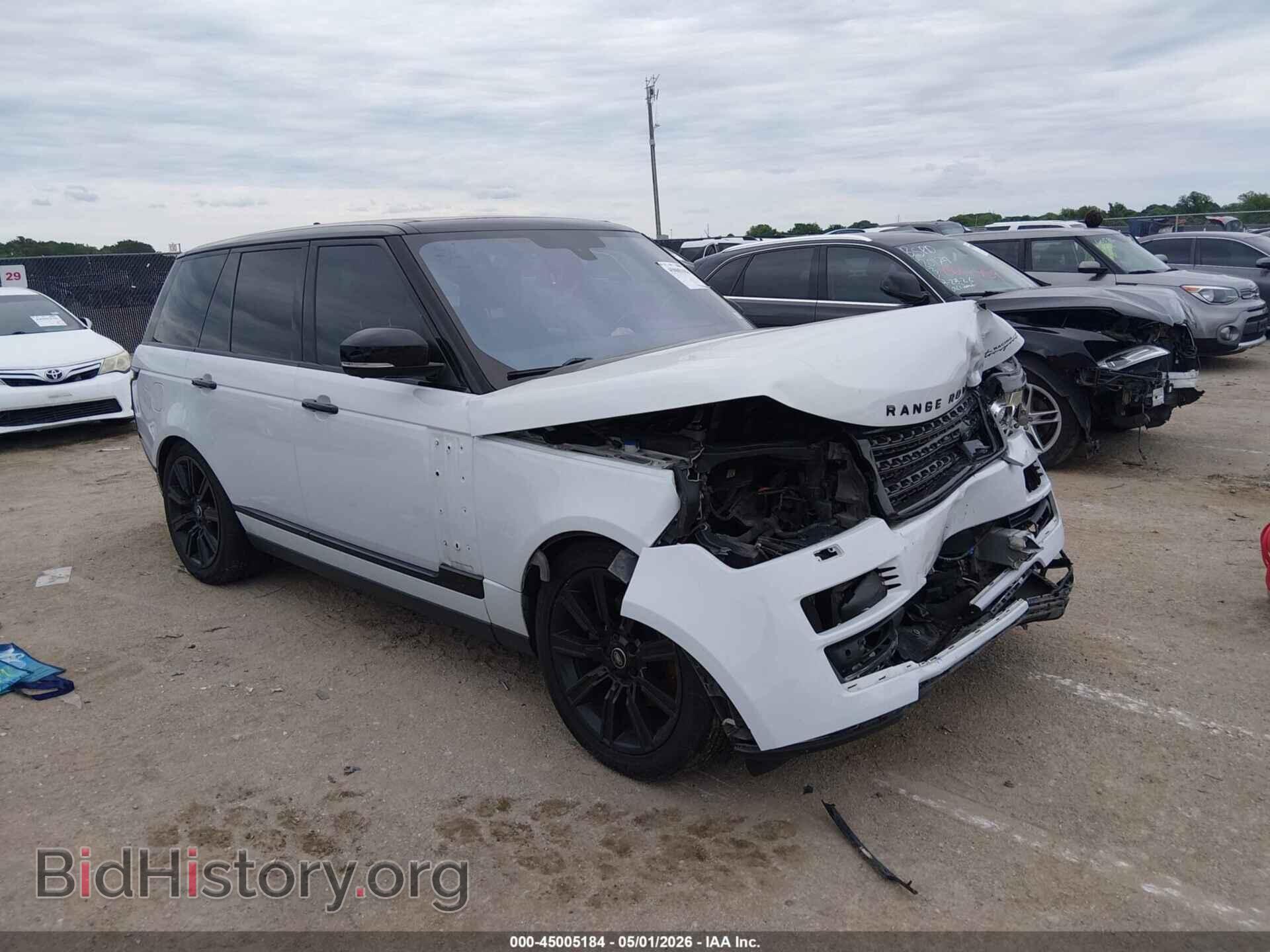 Photo SALGS2KF5GA266553 - LAND ROVER RANGE ROVER 2016